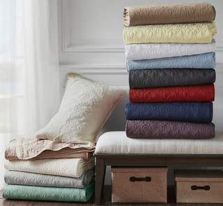 Thumbnail 27: Madison Park Madison Park Quebec Reversible Bedspread Set 