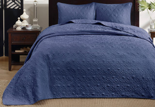Thumbnail 3: Madison Park Madison Park Quebec Reversible Bedspread Set 