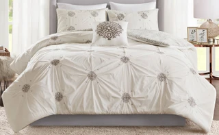 Thumbnail 6: Madison Park Madison Park Malia 4-pc. Duvet Cover Set 