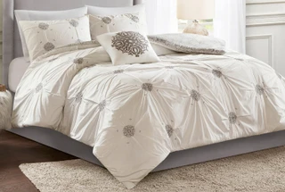 Thumbnail 3: Madison Park Madison Park Malia 4-pc. Duvet Cover Set 