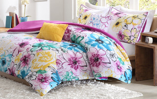 Thumbnail 1: Intelligent Design Intelligent Design Olivia Blue Comforter Set 