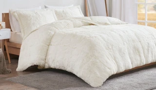 Thumbnail 2: Intelligent Design Intelligent Design Malea Shaggy Long Fur Comforter Mini Set 