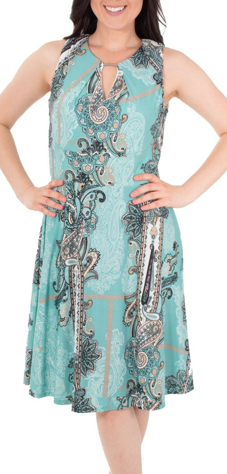 Buy Ny Collection, NY Collection Womens Keyhole Fit & Flare Dress Online -  Bealls Florida