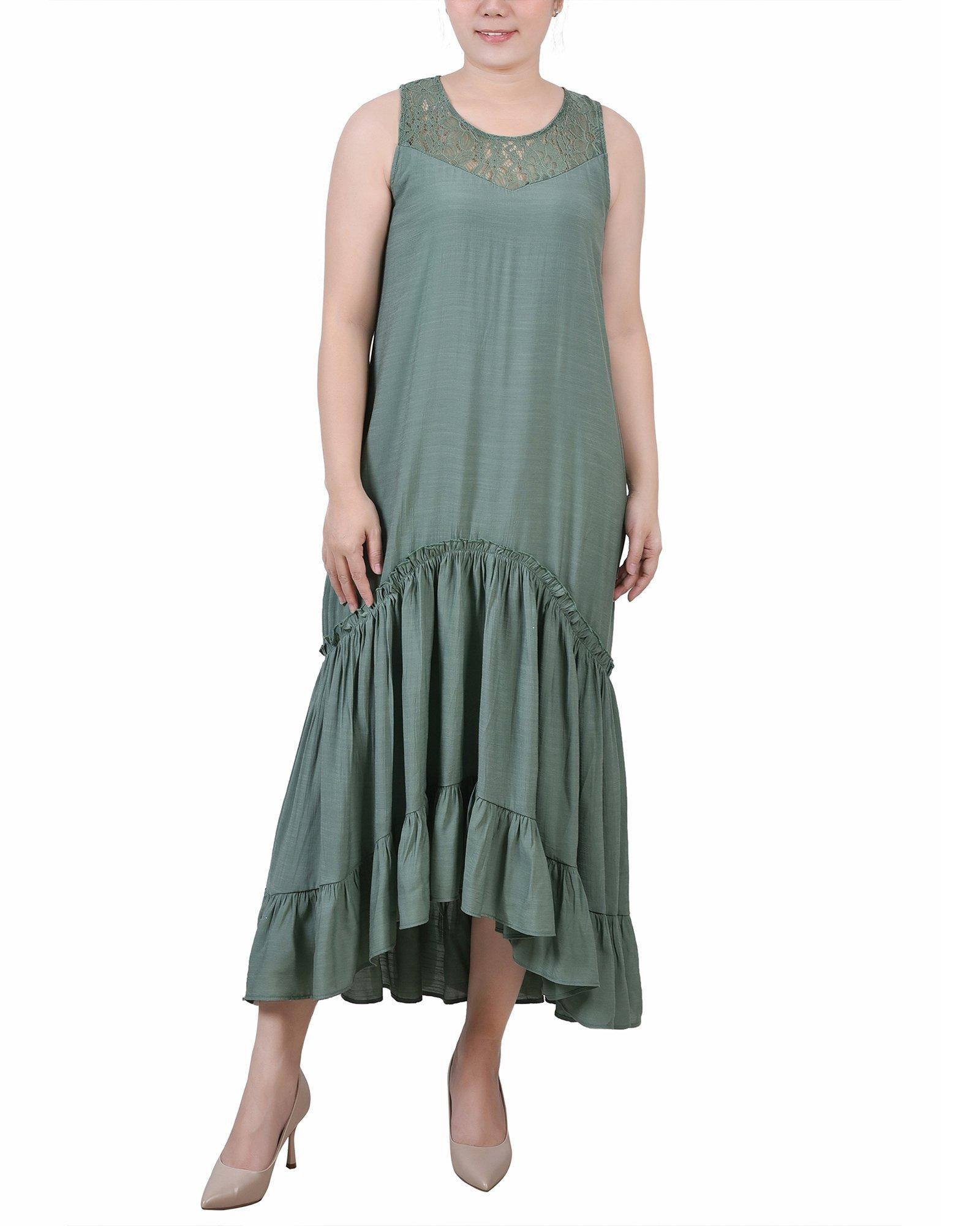 knee length dresses for ladies Petite Studio's Lorraine Summer Dress in Red Floral
