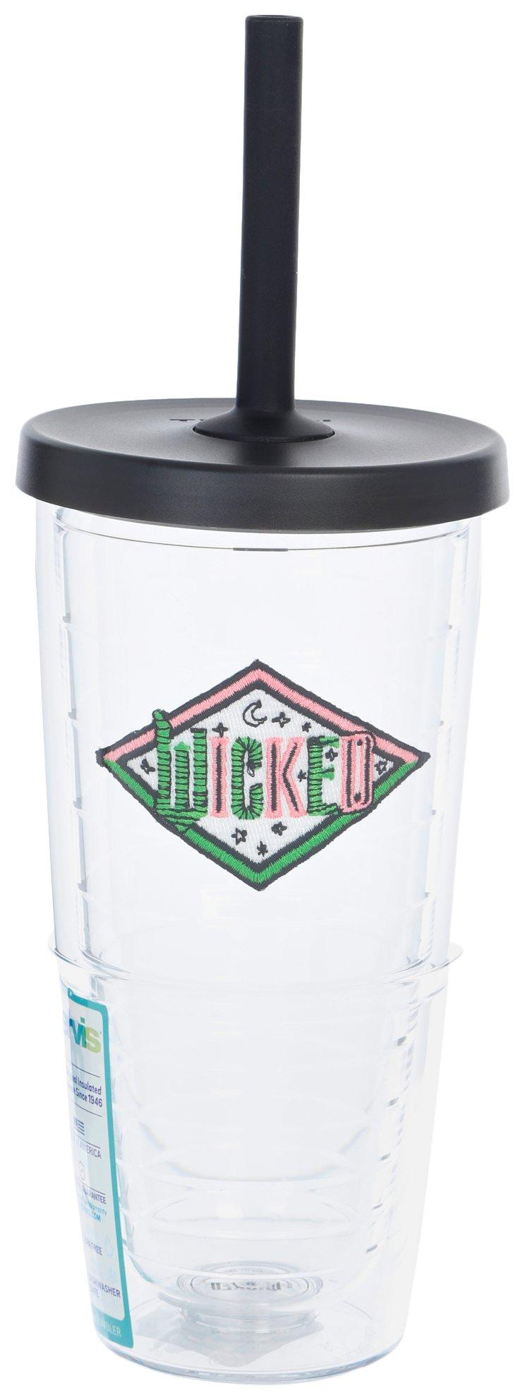 Tervis Tazza Termica Da Viaggio Wicked Logo 473 Ml: Isolata A Doppia Parete, Made In USA, Mantiene Freddo/Caldo, Adatta A Microonde E Lavastoviglie