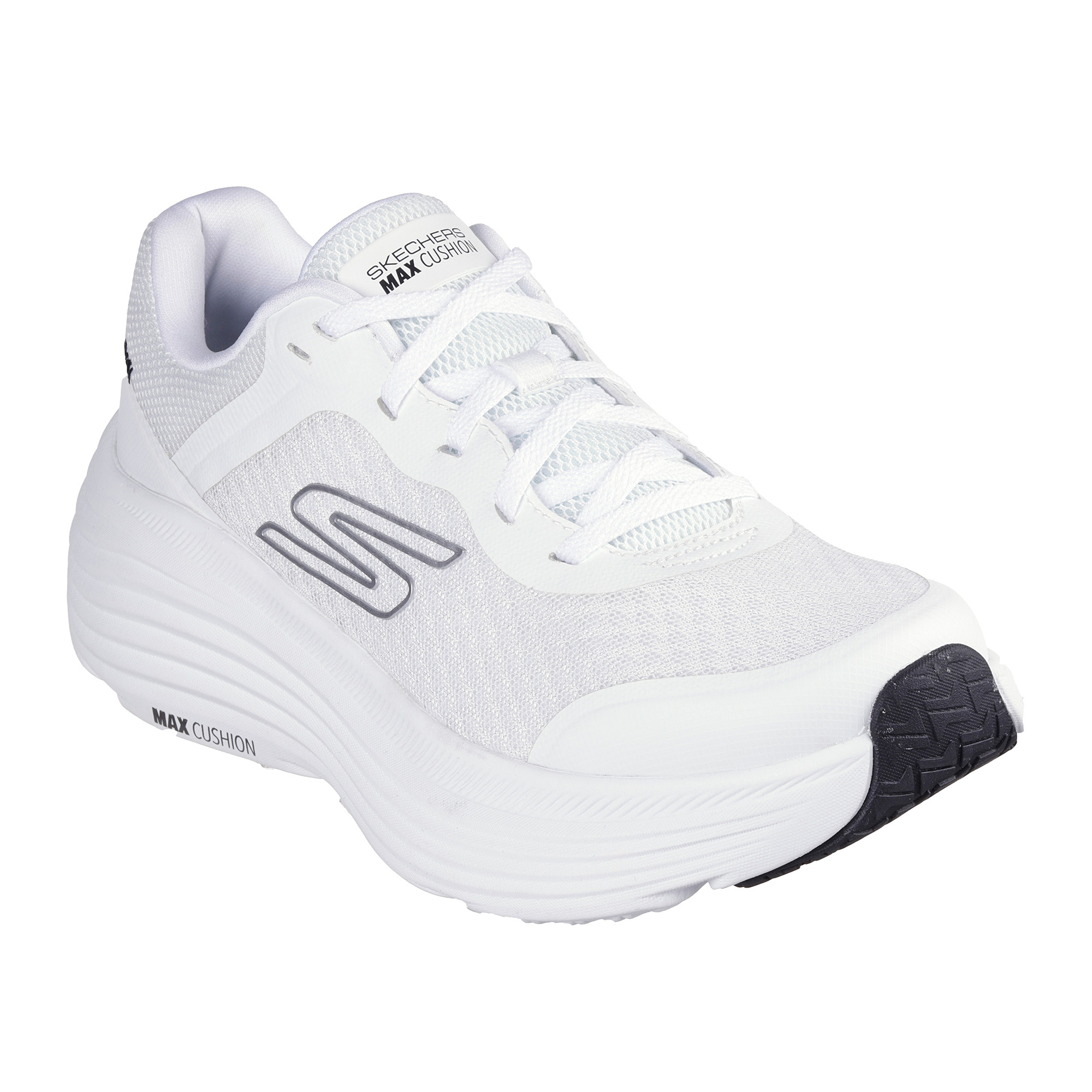 SKECHERS MAX CUSHIONING ホワイト Skechers Max Cushioning White Womens Skechers Skechers Womens Max