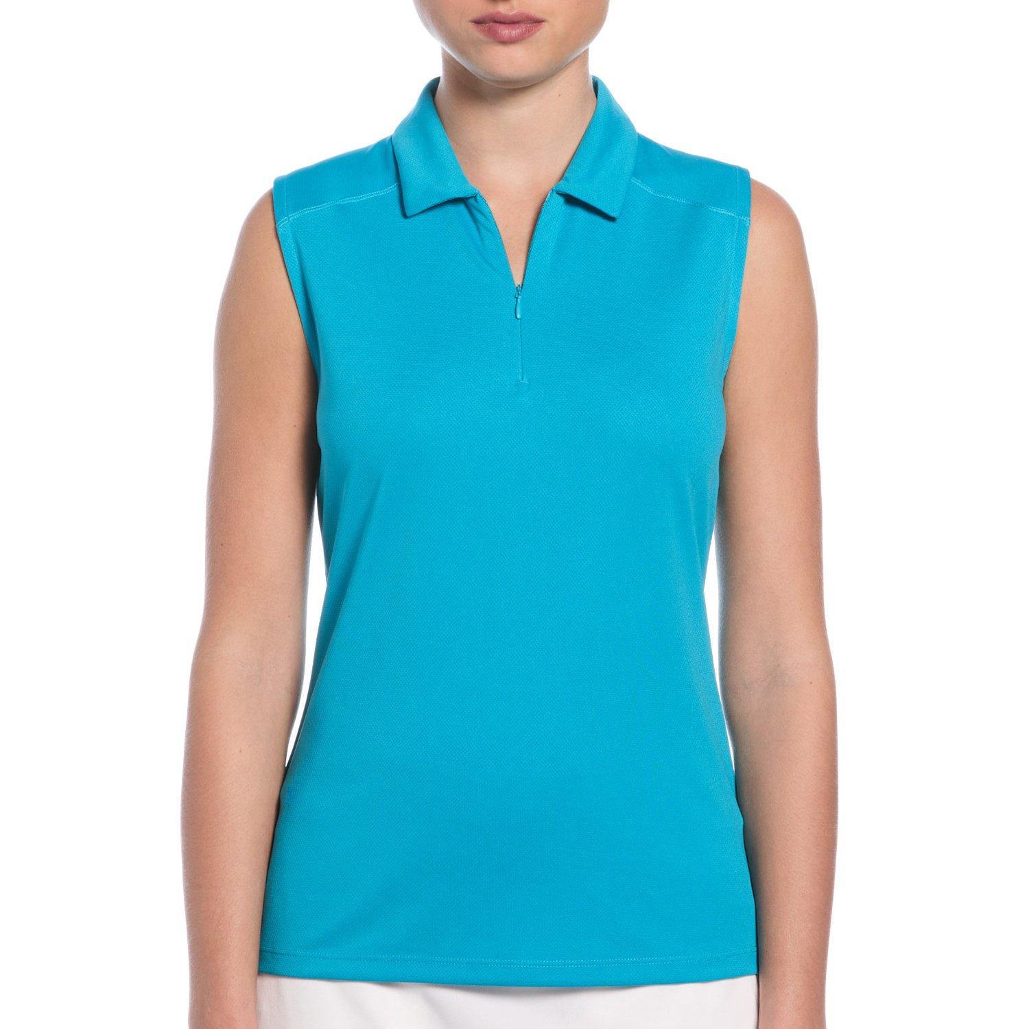 PGA TOUR Womens Airflux Sleeveless UPF 50 Polo Shirt Bealls Florida