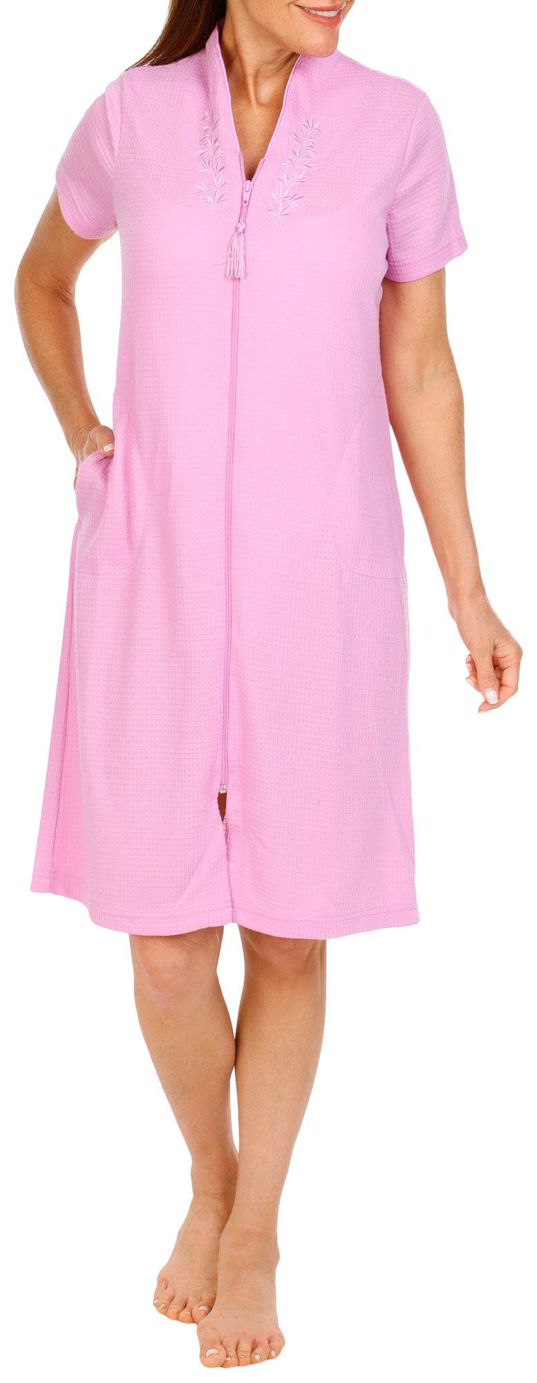 Cotton Nightgown Coral Bay Nightgowns Jasmine Rose Womens 42 Zip