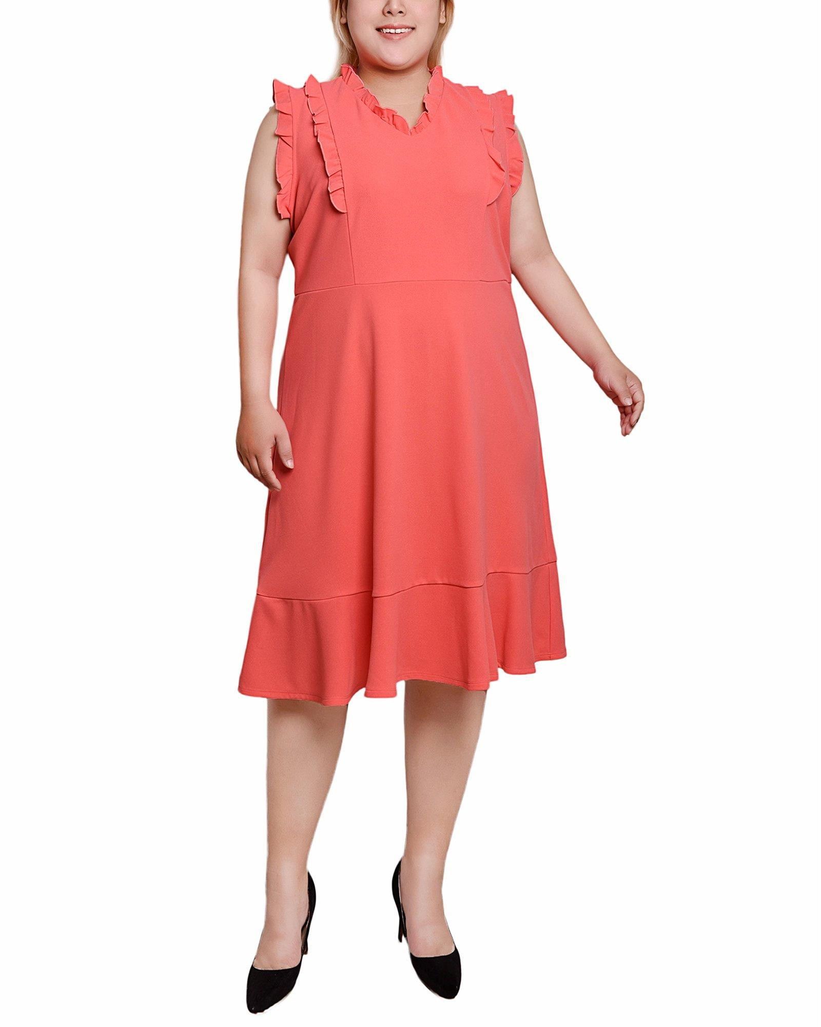 elegant classy scuba dress styles with sleeves Midi Scuba Dress L / Purple main image 0