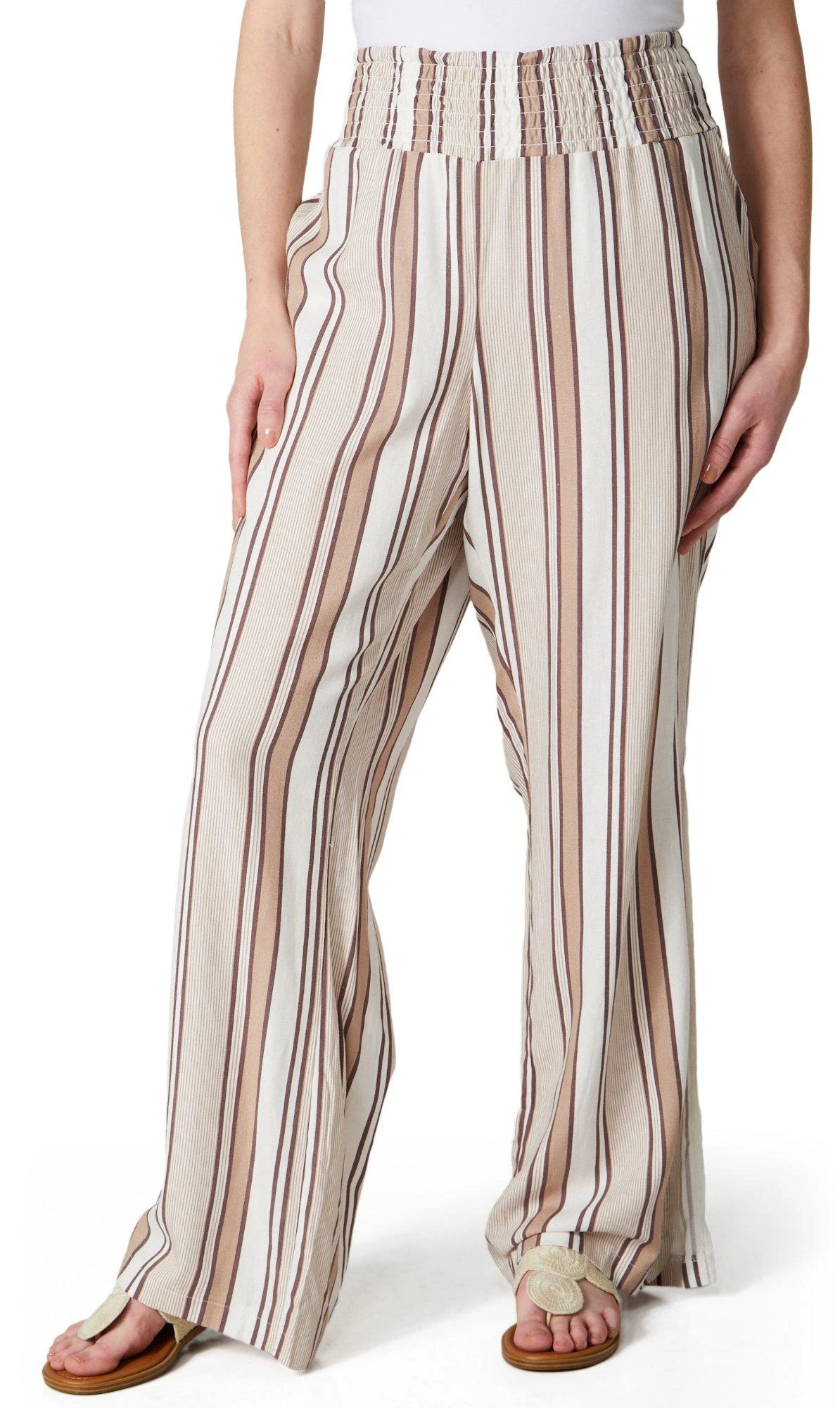 Buy Blue Sol, Blue Sol Womens 31 in Smocked Waist Side Slit Pants