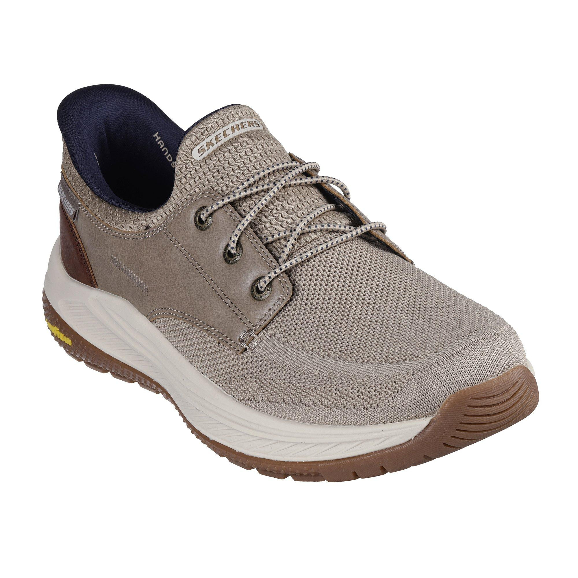 Skechers Hands Free Slip-ins Relaxed Fit Mens Taupe  Loafers Luxe Foam  size 10 Men main image 2