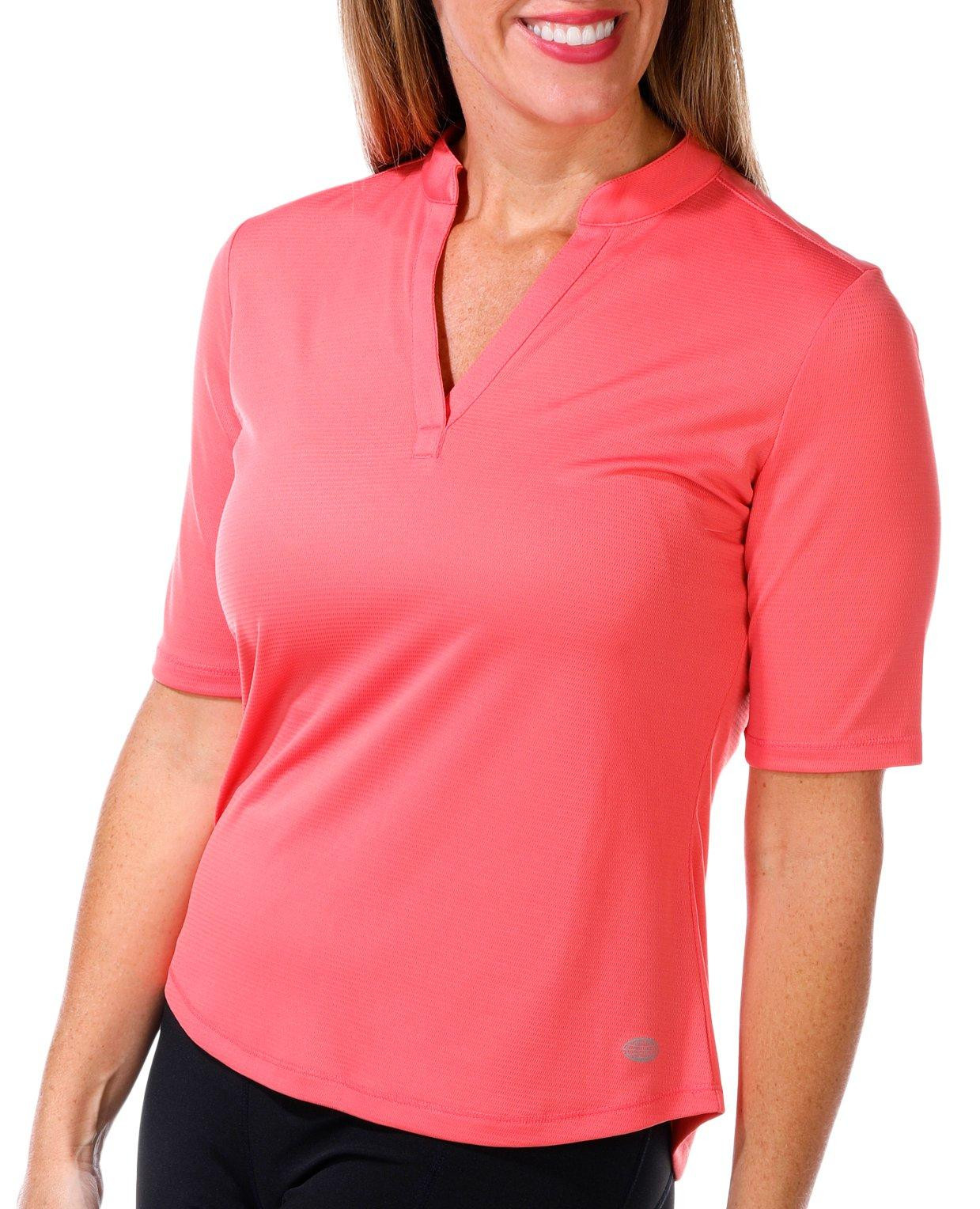 Reel Legends Womens Freeline Mandarin Elbow Sleeve Top Bealls Florida