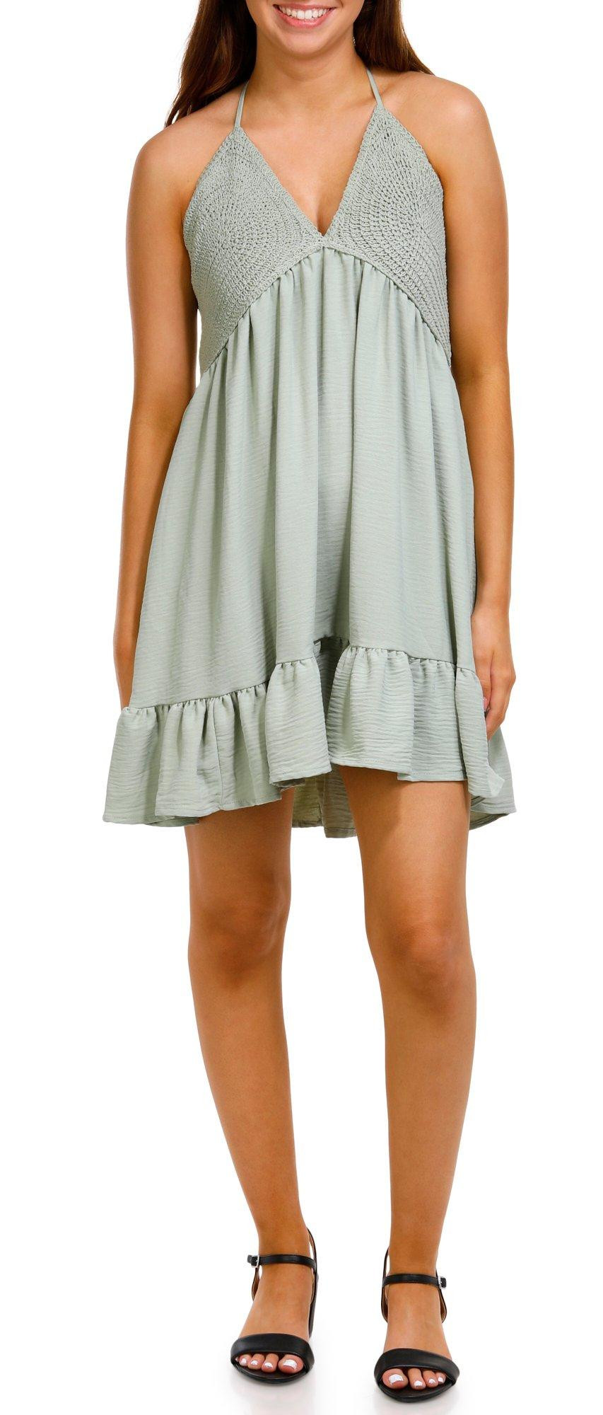Buy Madden Girl, Madden Girl Juniors Solid Halter Tier Mini Dress Online -  Bealls Florida