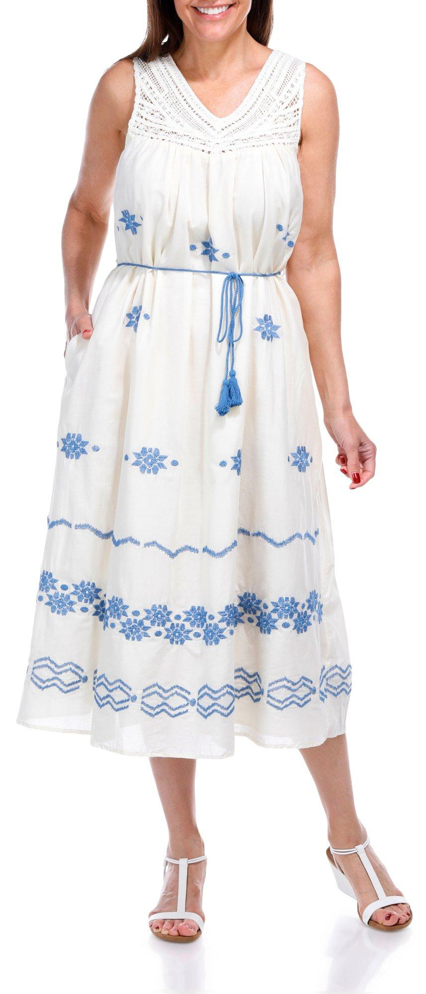 Buy Ellen Tracy, Ellen Tracy Womens Embroidered Floral Midi Dress Online -  Bealls Florida