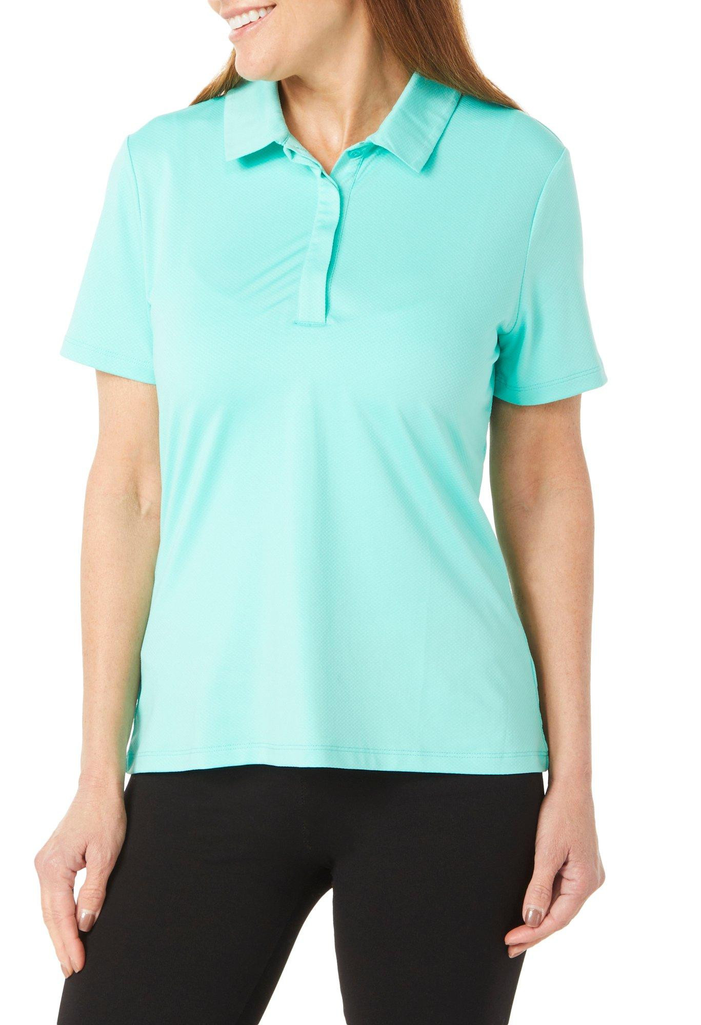 Buy Lillie Green, Lillie Green Womens Solid Short Sleeve Golf Top