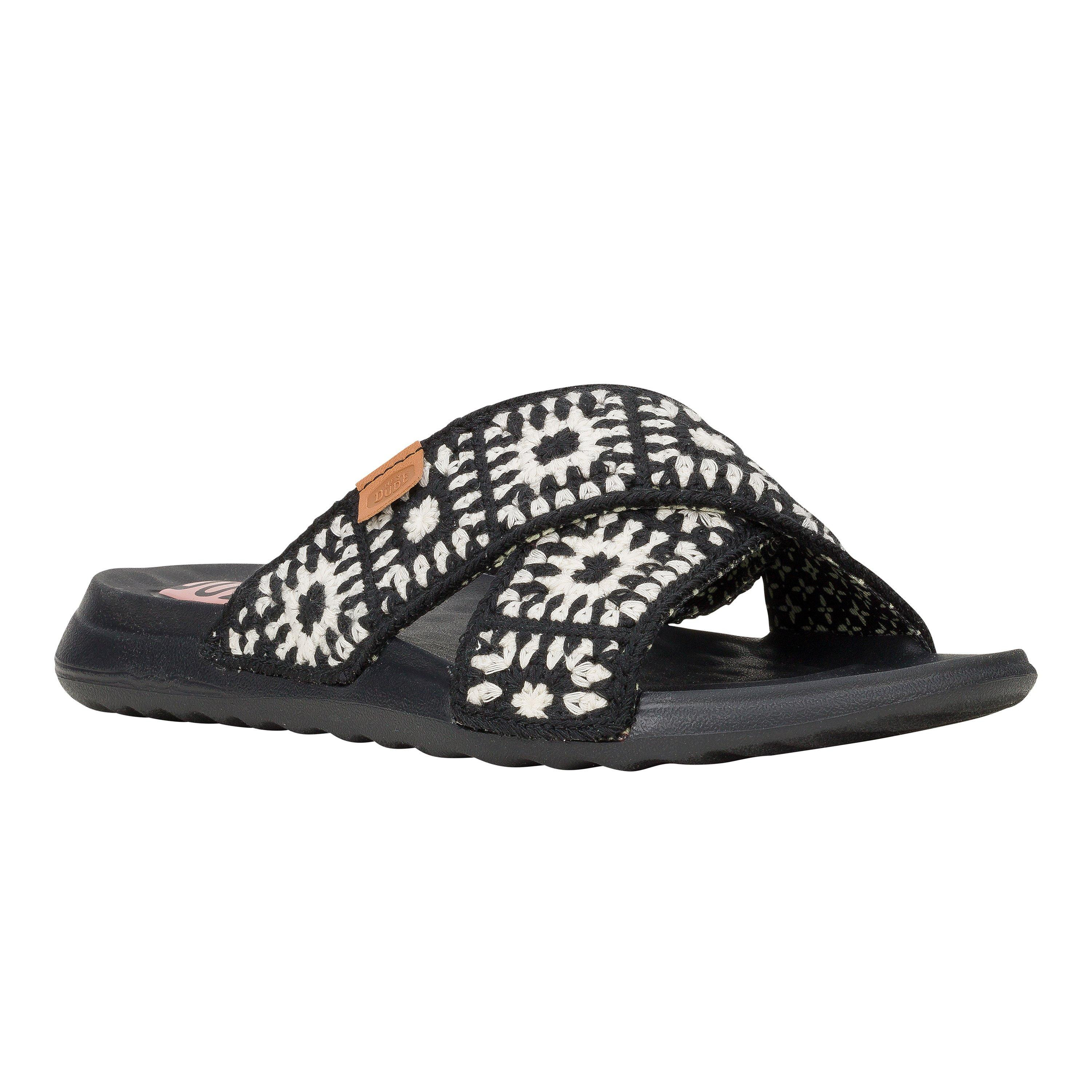 Buy Hey Dude, Hey Dude Womens Christi Slide Cottage Crochet
