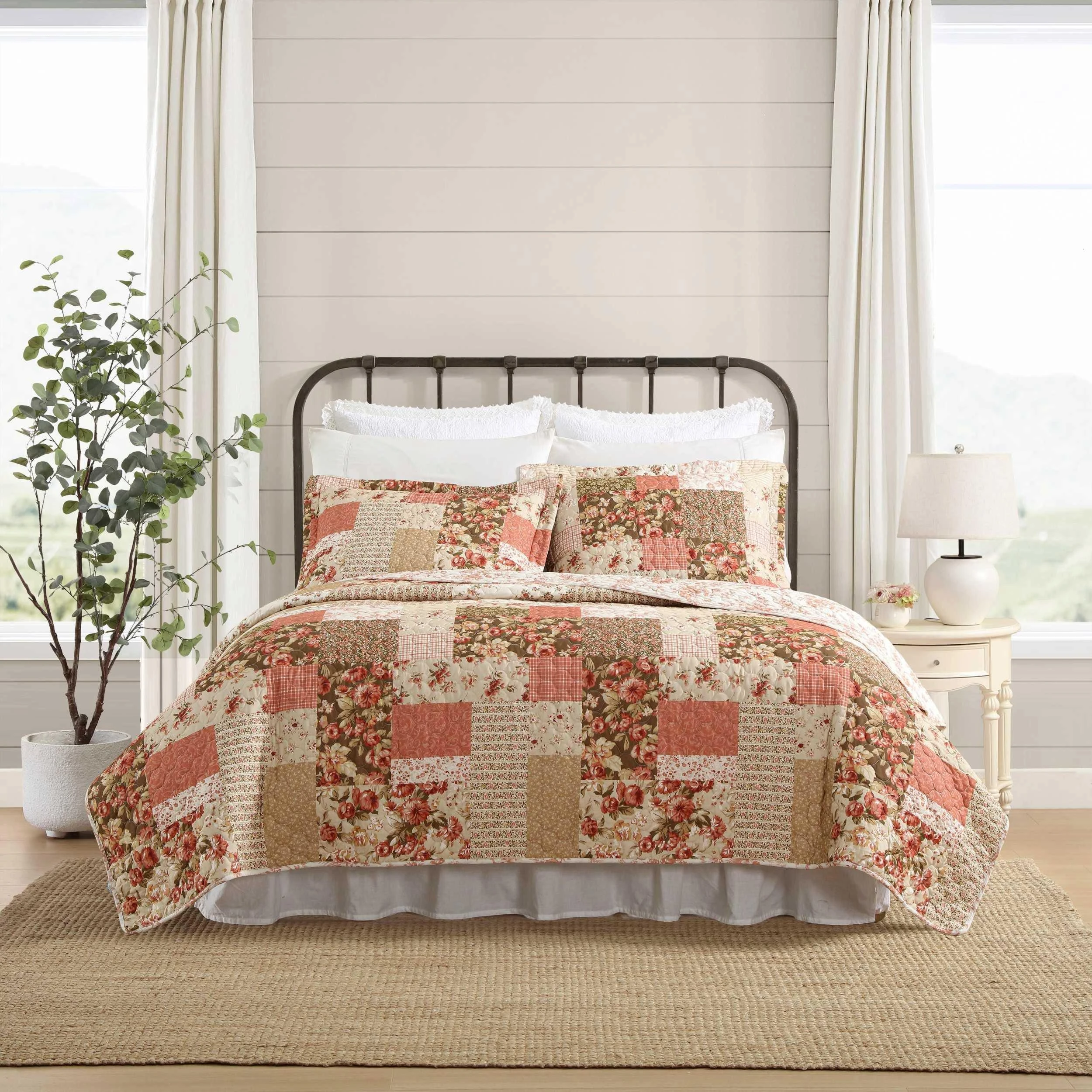 Buy Laura Ashley, Laura Ashley Henrietta Patchwork Reversible