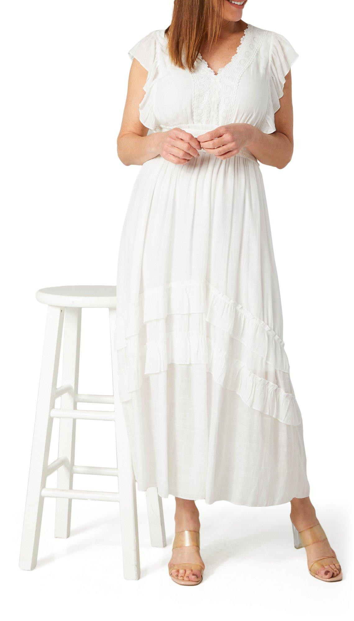 Kings Road Womens Open Back Top Knit Midi Dress Bealls Florida