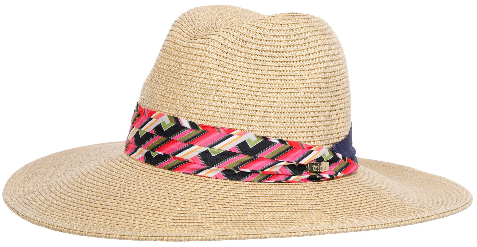 ?TRINA TURK? Pinapple Garden Crusher Hat ~ Pineapple Paradise Barkcloth NWT Shade Packable Sun Hat - Poolside Gossip main image 2
