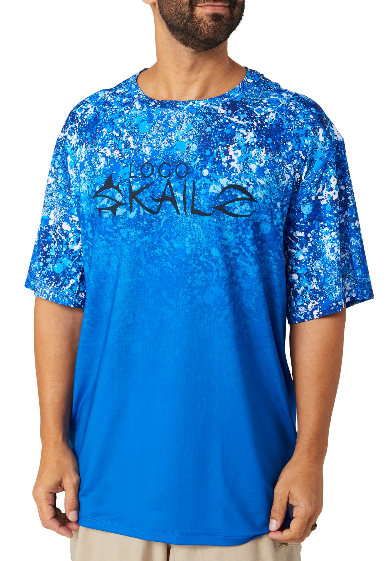 Buy Loco Skailz, Loco Skailz Mens Performance Fishing Print T