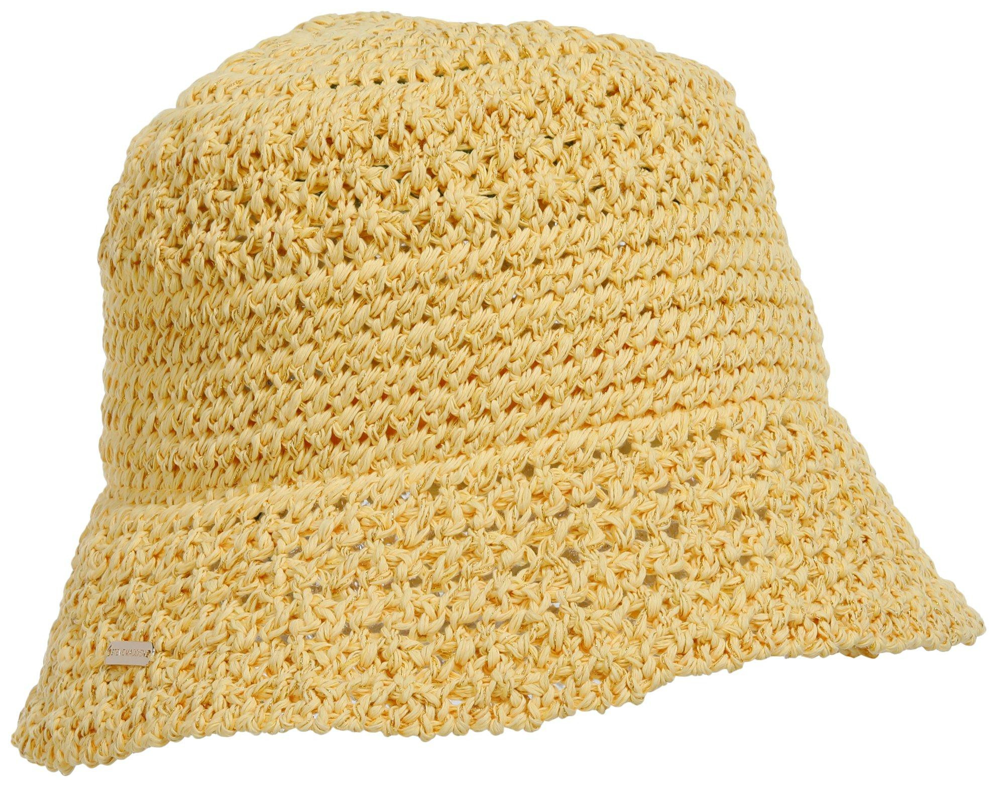 Steve Madden Straw bucket Hat with Lemon Embroidery Steve Madden Open Breeze Straw Bucket Hat in Natural | Lyst main image 3