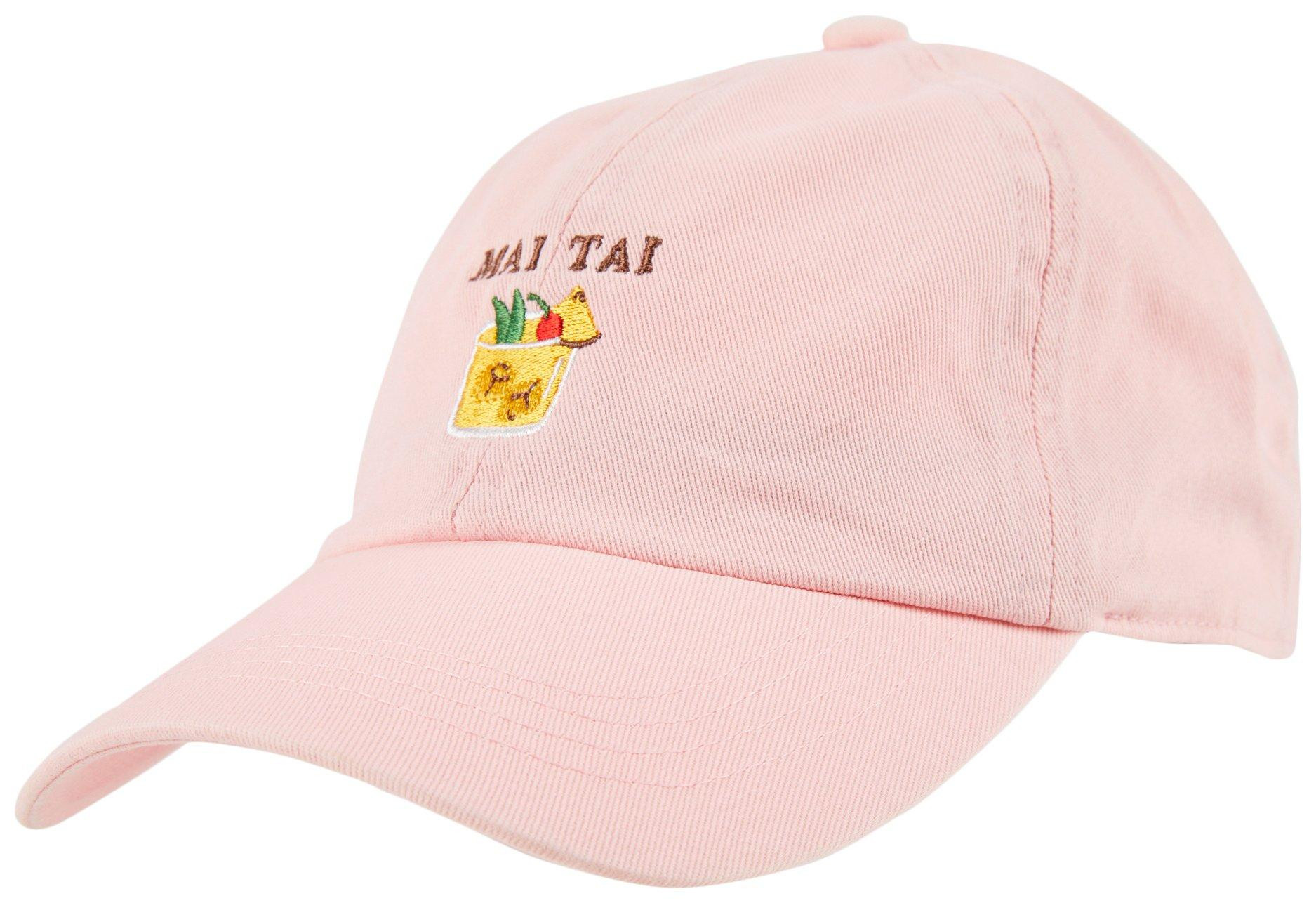 David and Young Womens Embroidered Mai Tai Baseball Hat 