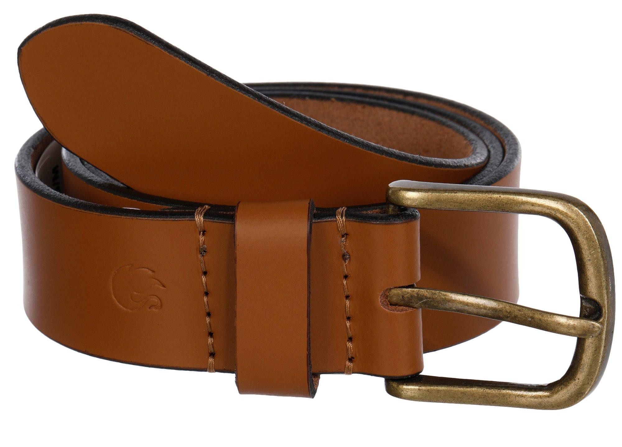 Gloria Vanderbilt Women's Leather Belt in Tansm, Small/Medium