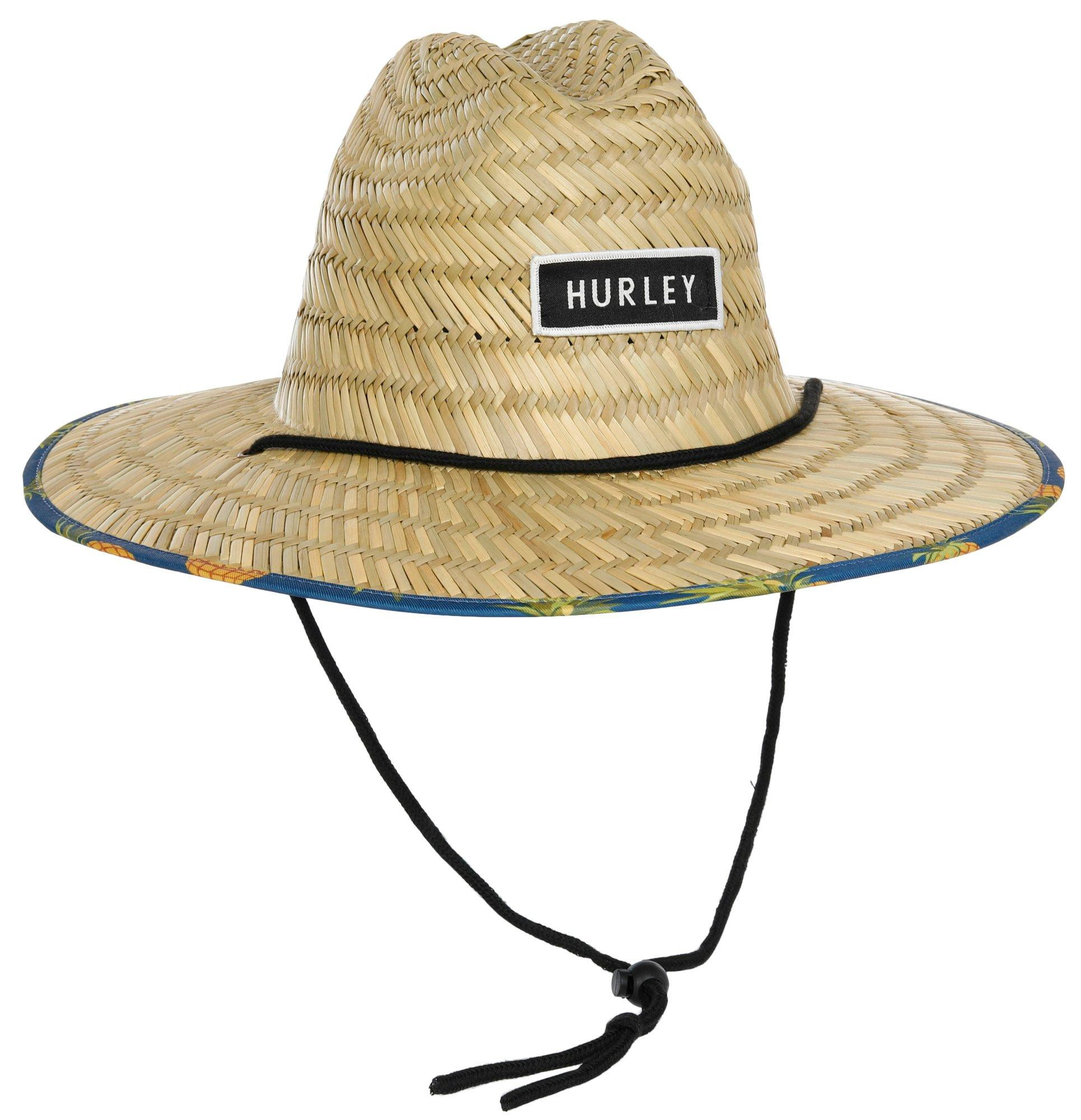 Hurley Mens Weekender Tropical Straw Lifeguard Hat Bealls Florida