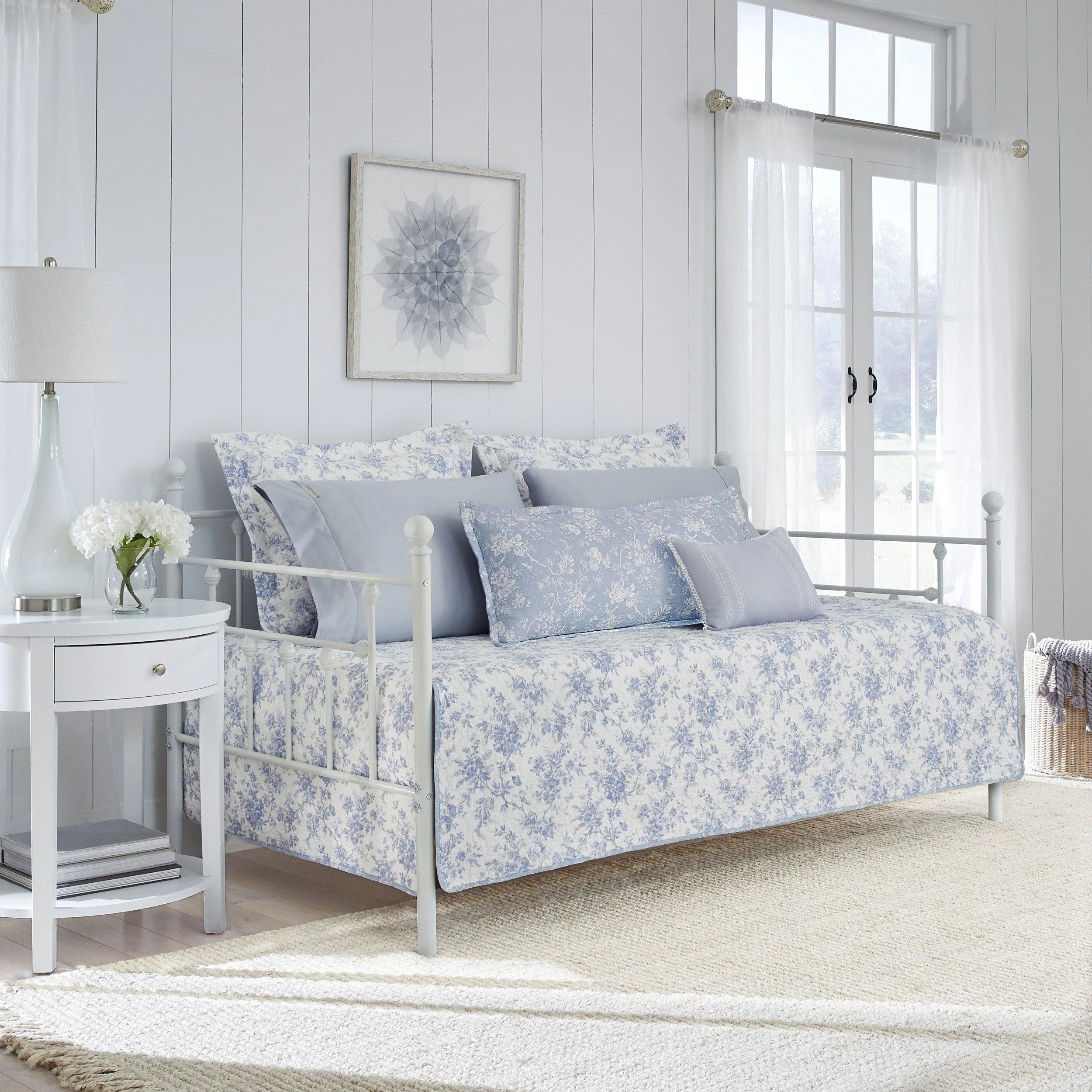 Buy Laura Ashley, Laura Ashley Walled Garden 4 Pc Quilted Daybed