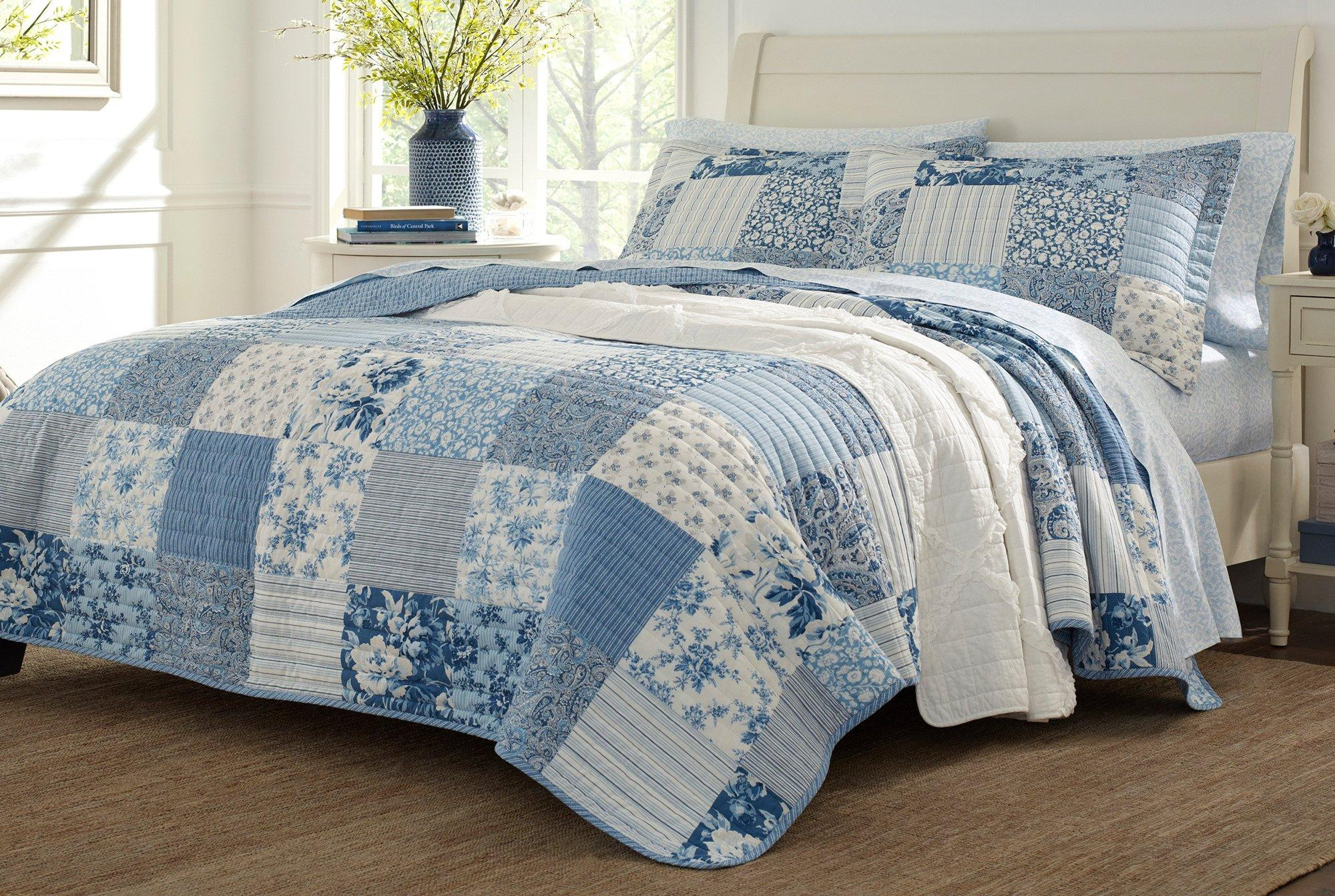 Buy Laura Ashley, Laura Ashley Paisley Patchwork Quilt Set Online