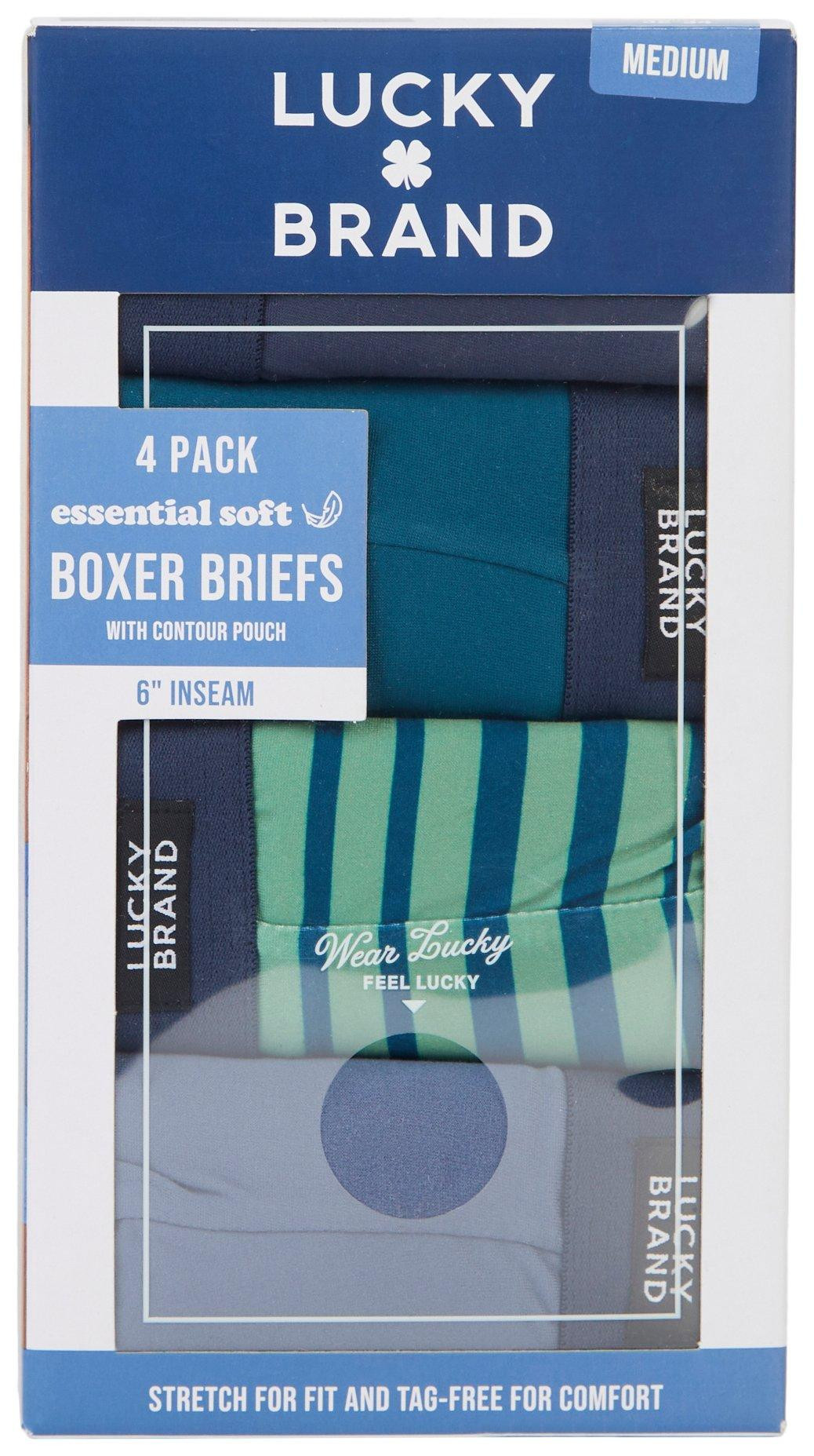 Buy Lucky Brand, Lucky Brand Mens 4-Pk. Essential Soft Boxer