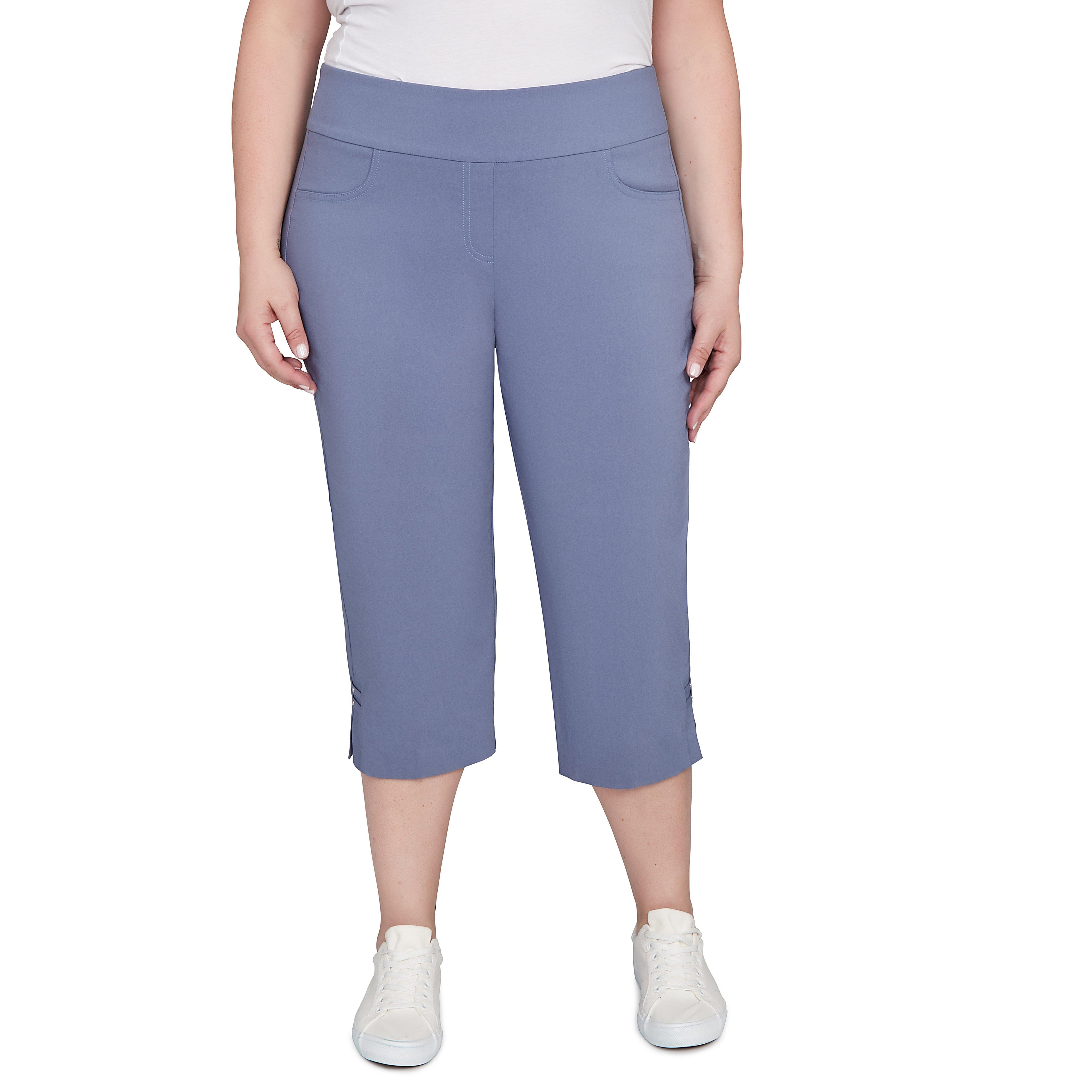 Hearts of Palm Plus Solid Tech Stretch Pull On Capris Bealls Florida