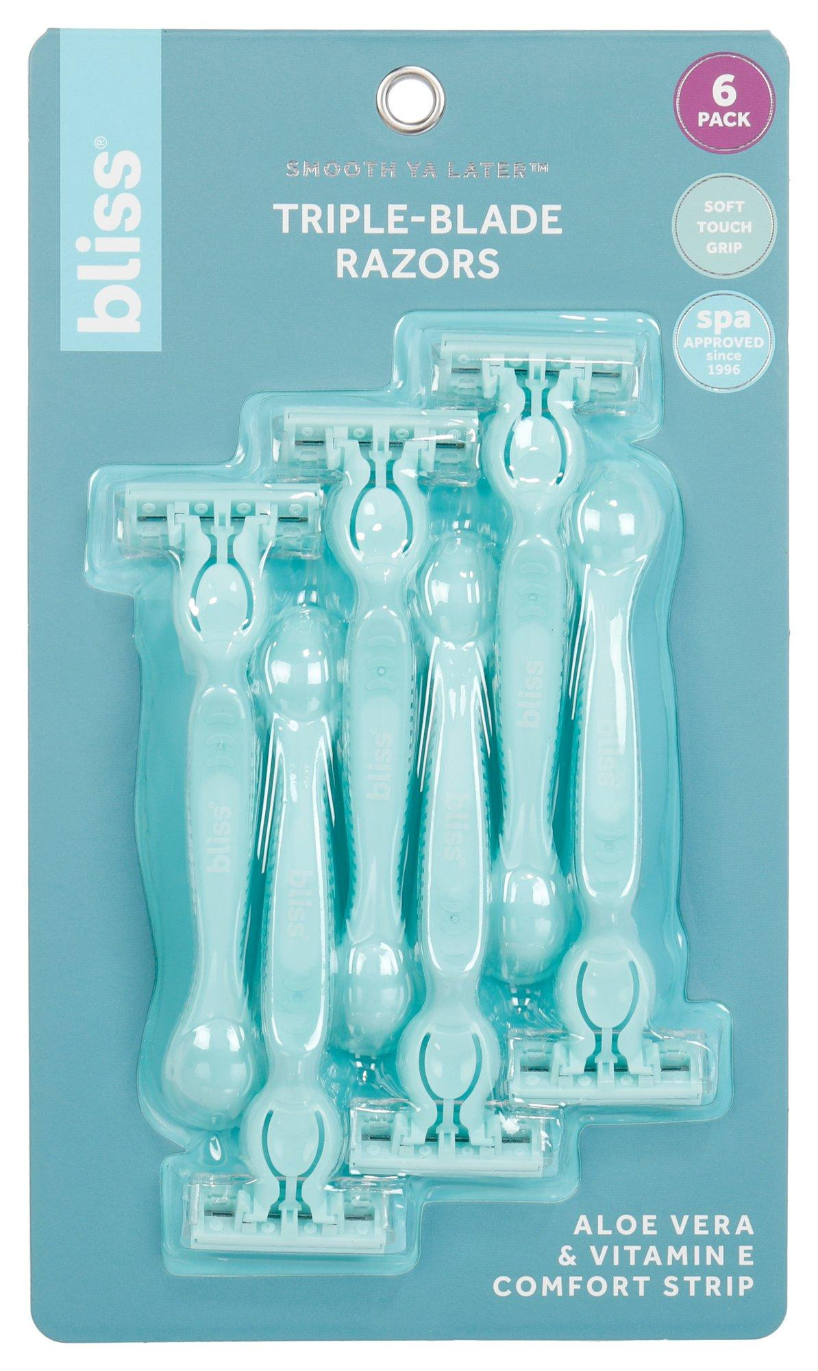 Buy Bliss, Bliss 6 Pk Triple Blade Razor Set Online - Bealls Florida