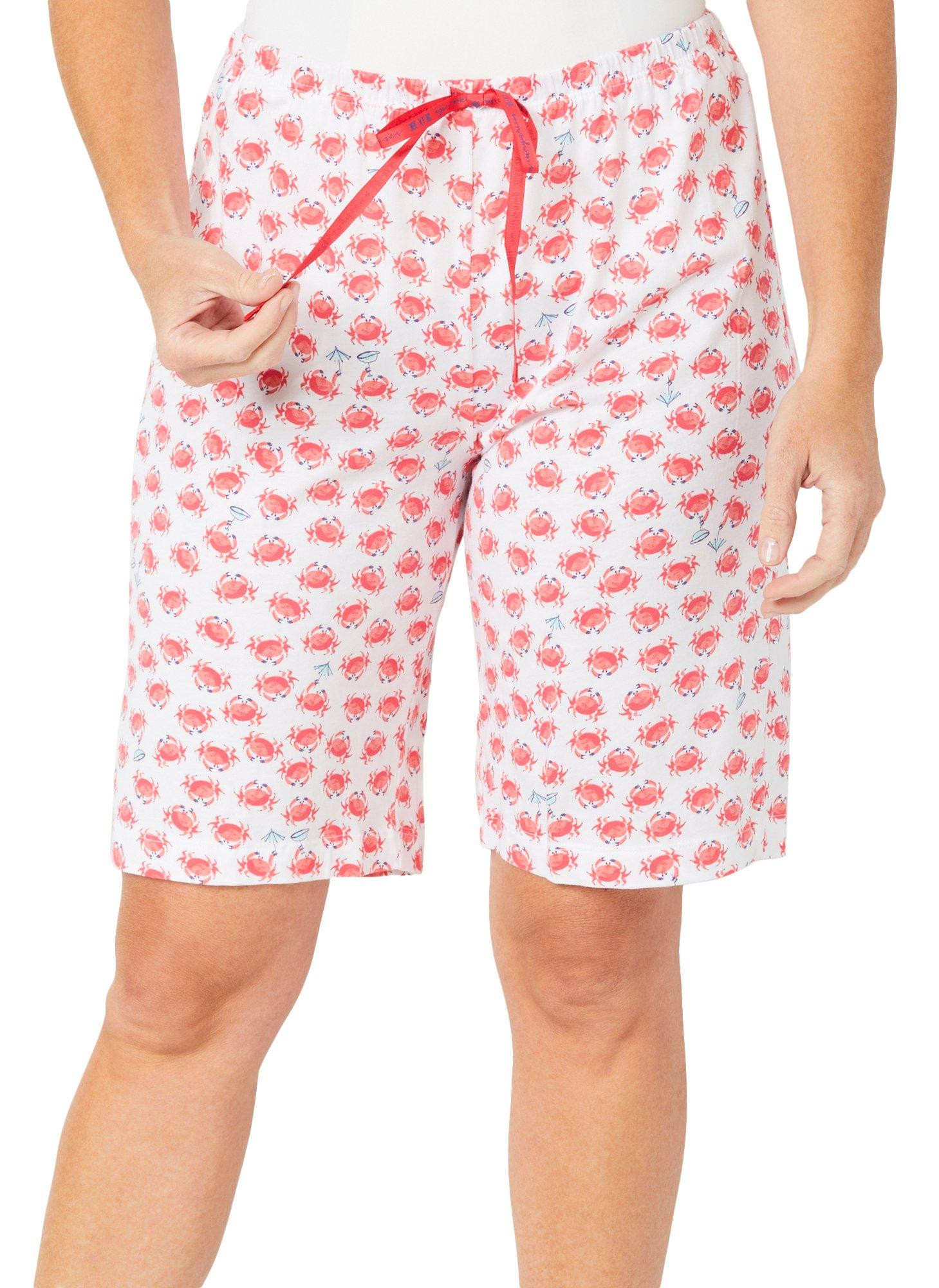 Hue Womens Cooling Crabs Pajama Shorts Bealls Florida