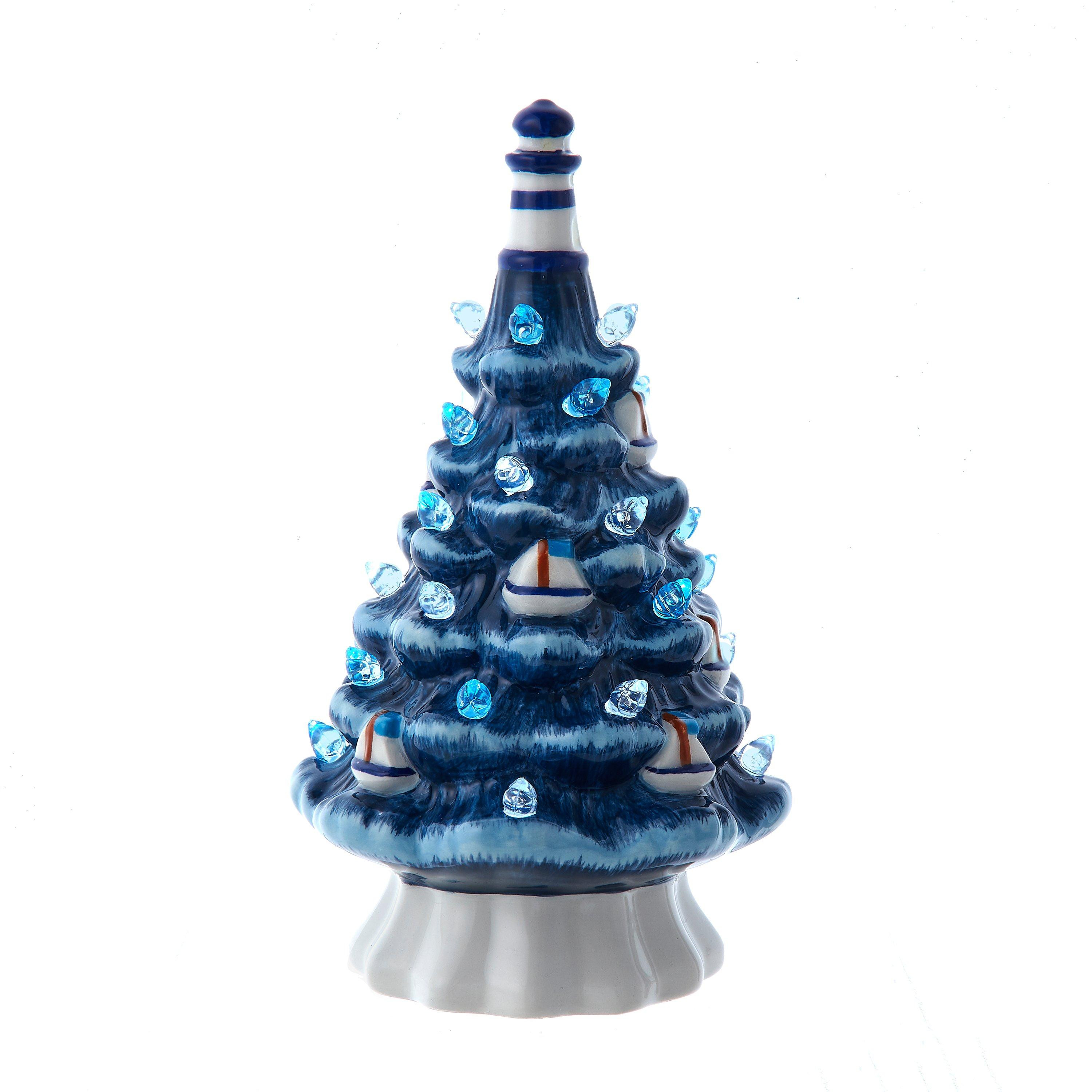 Buy Kurt Adler, Kurt Adler 7.5 in Ceramic Coastal Christmas Tree
