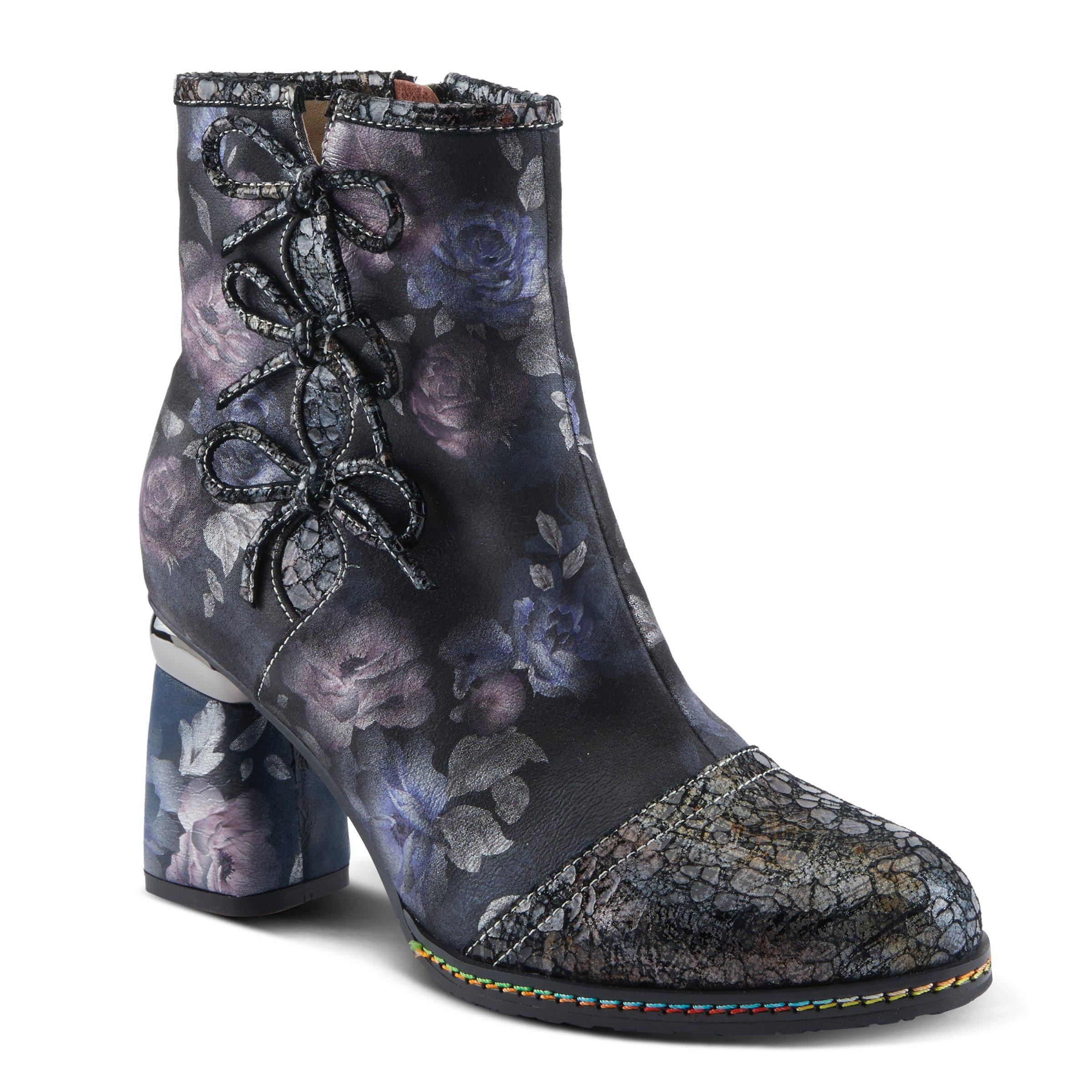 Bella Vita Women's Caraway Stretch Shootie Boot - 2.25" Block Heel With Vegan Croco Detail - View #7