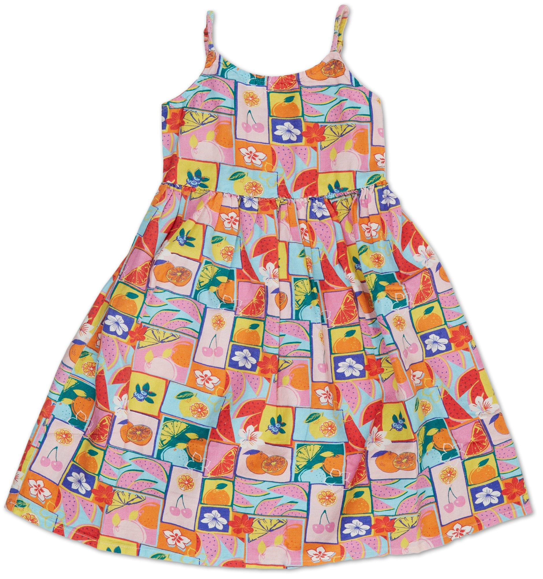 Little Girls Fruit Print Dress Bealls