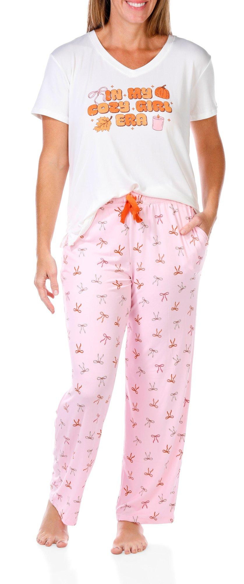 Pink Derek Heart Jogger Pants Women's Pk Fall Pajama Pants Set Bealls