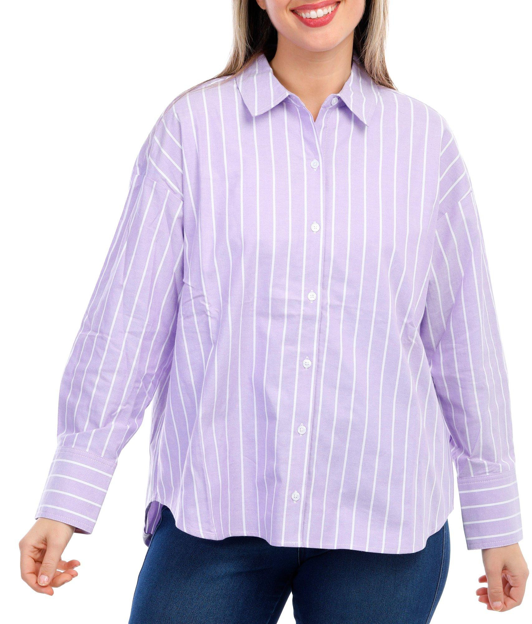 nine west dress shirts Women's Nine West Long Sleeve Button-Down Shirt