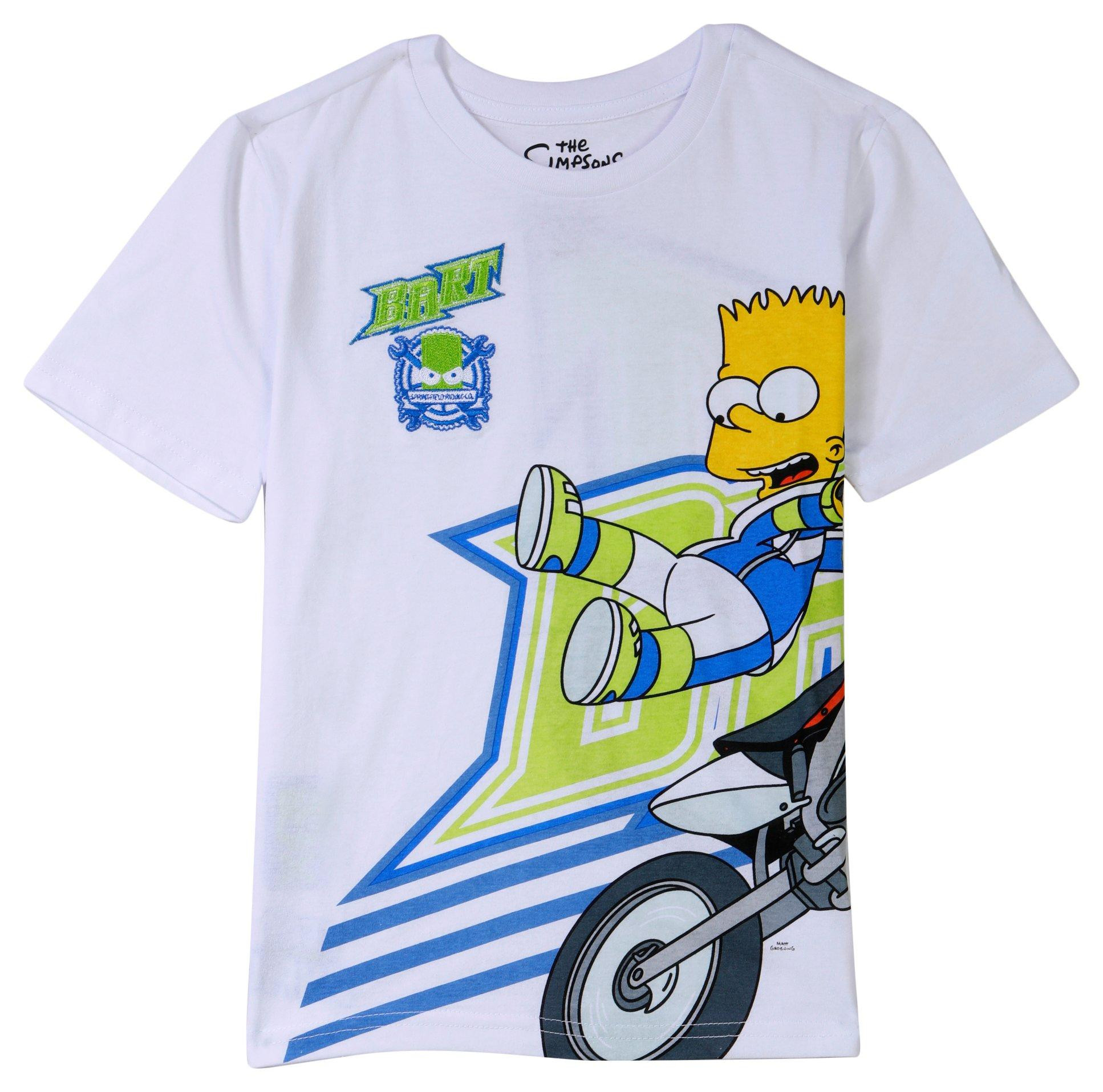 Simpsons Big Boys Bart T-Shirt Bealls Florida