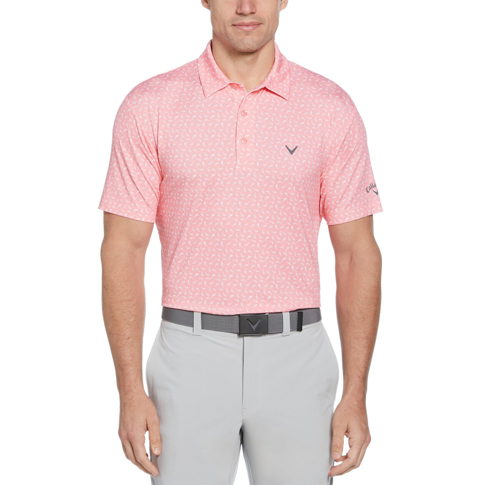 Buy Callaway, Callaway Mens Short Sleeve Dolphin Texture Golf Polo