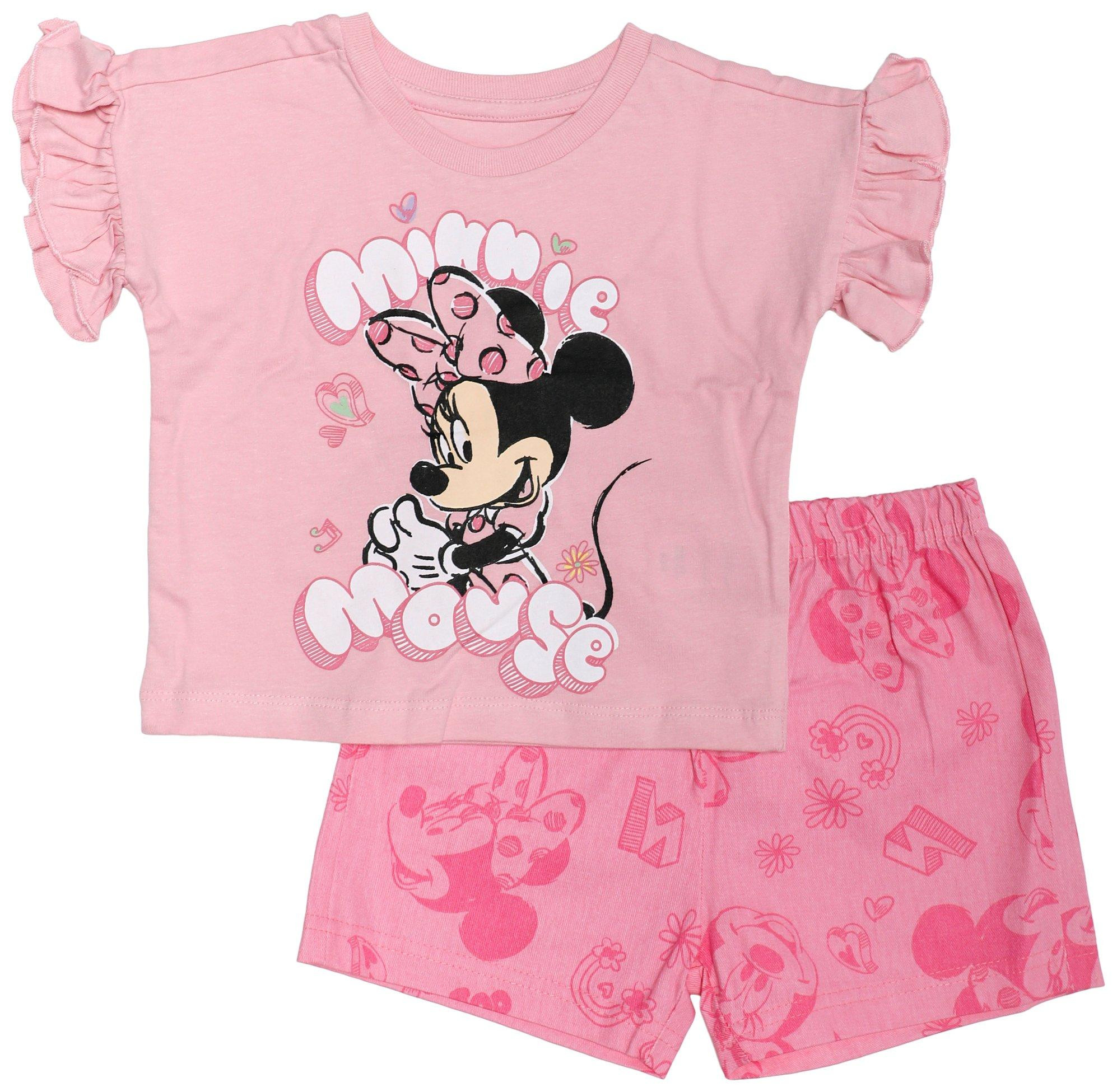 Disney Baby Girls Pc Minnie Mouse Shorts Set Bealls Florida