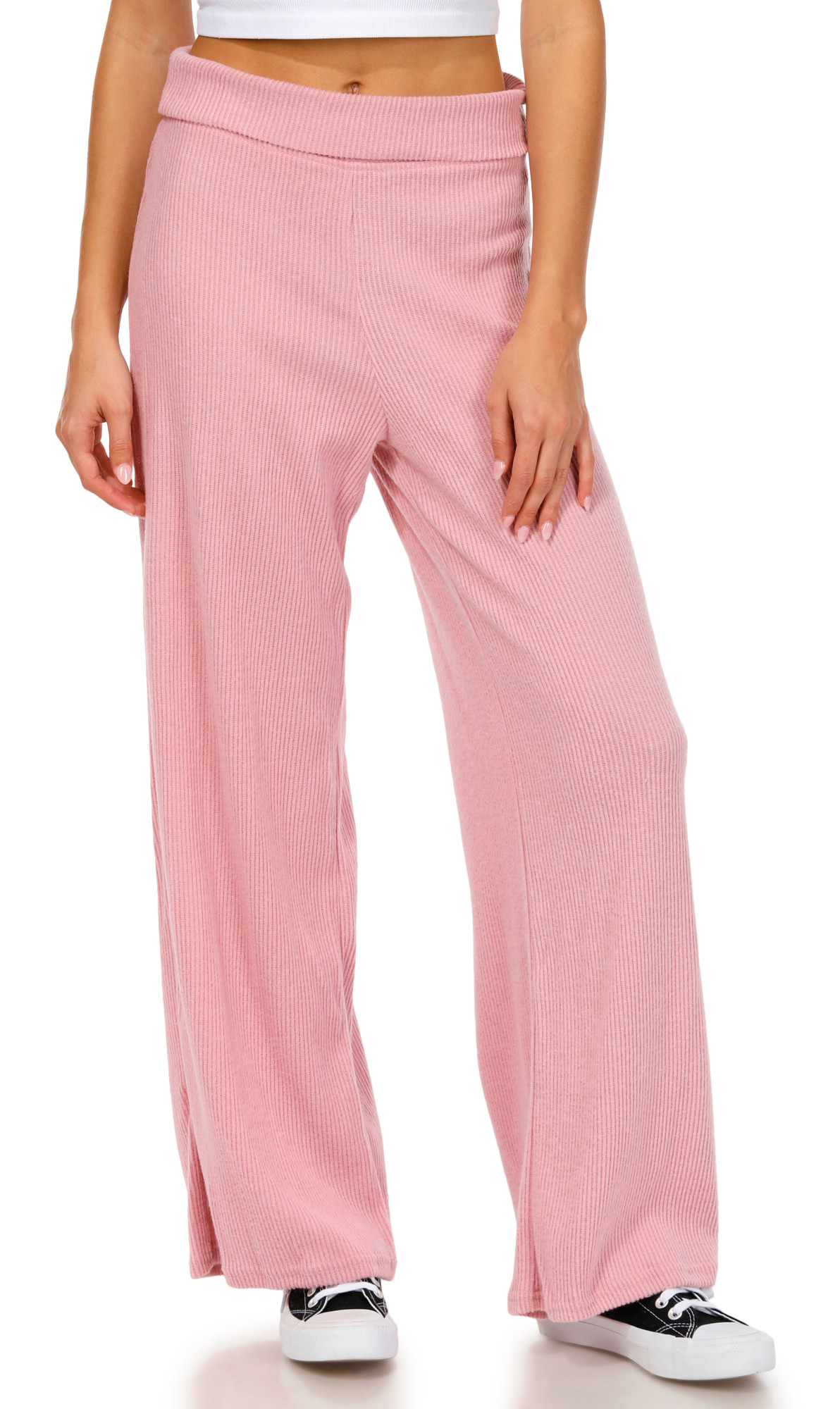 Buy No Comment, No Comment Juniors Hacci Ribbed Flare Pants Online