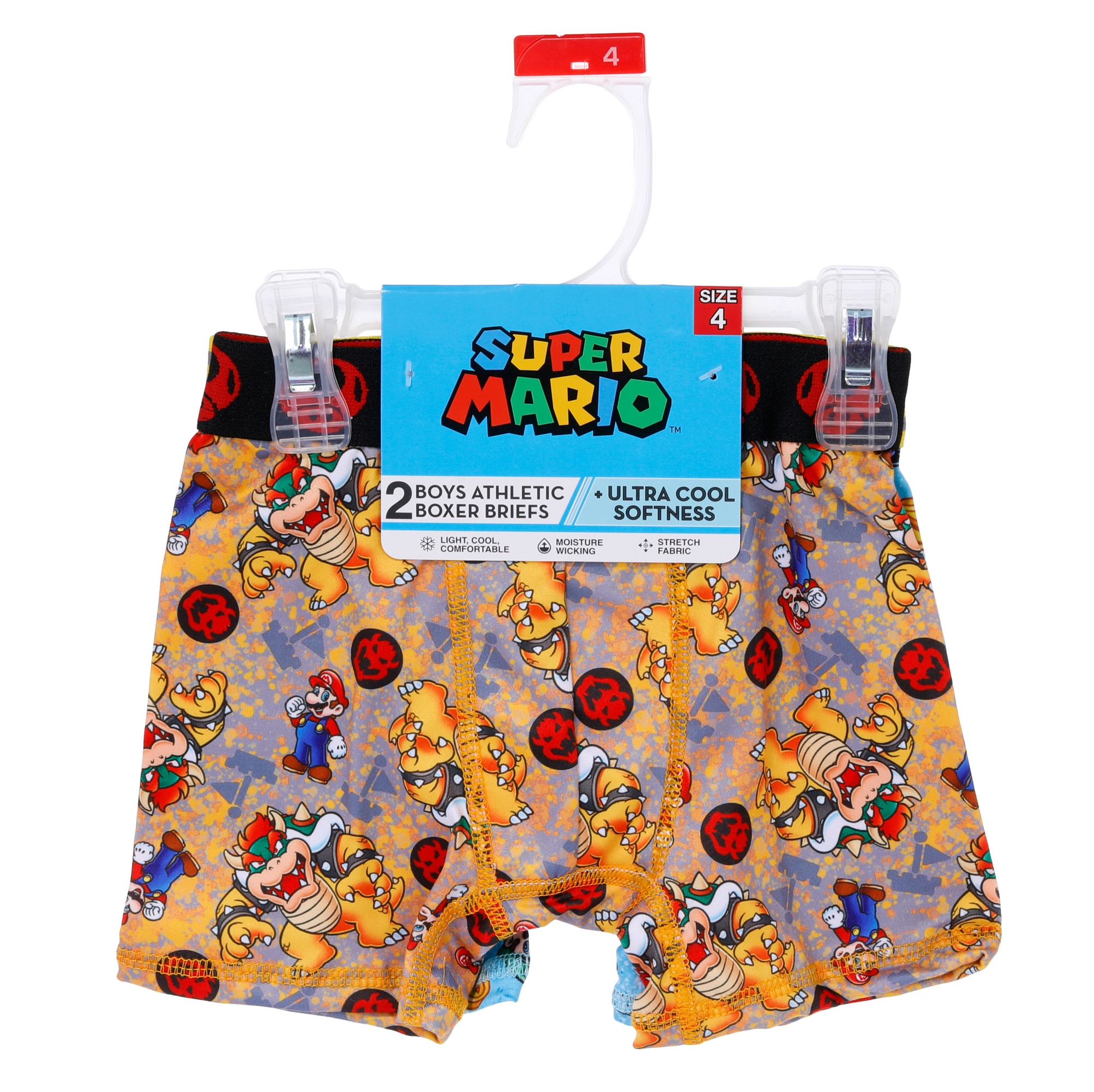 Buy Super Mario Brothers, Boys 2 Pk Mario Boxer Briefs Online - Bealls