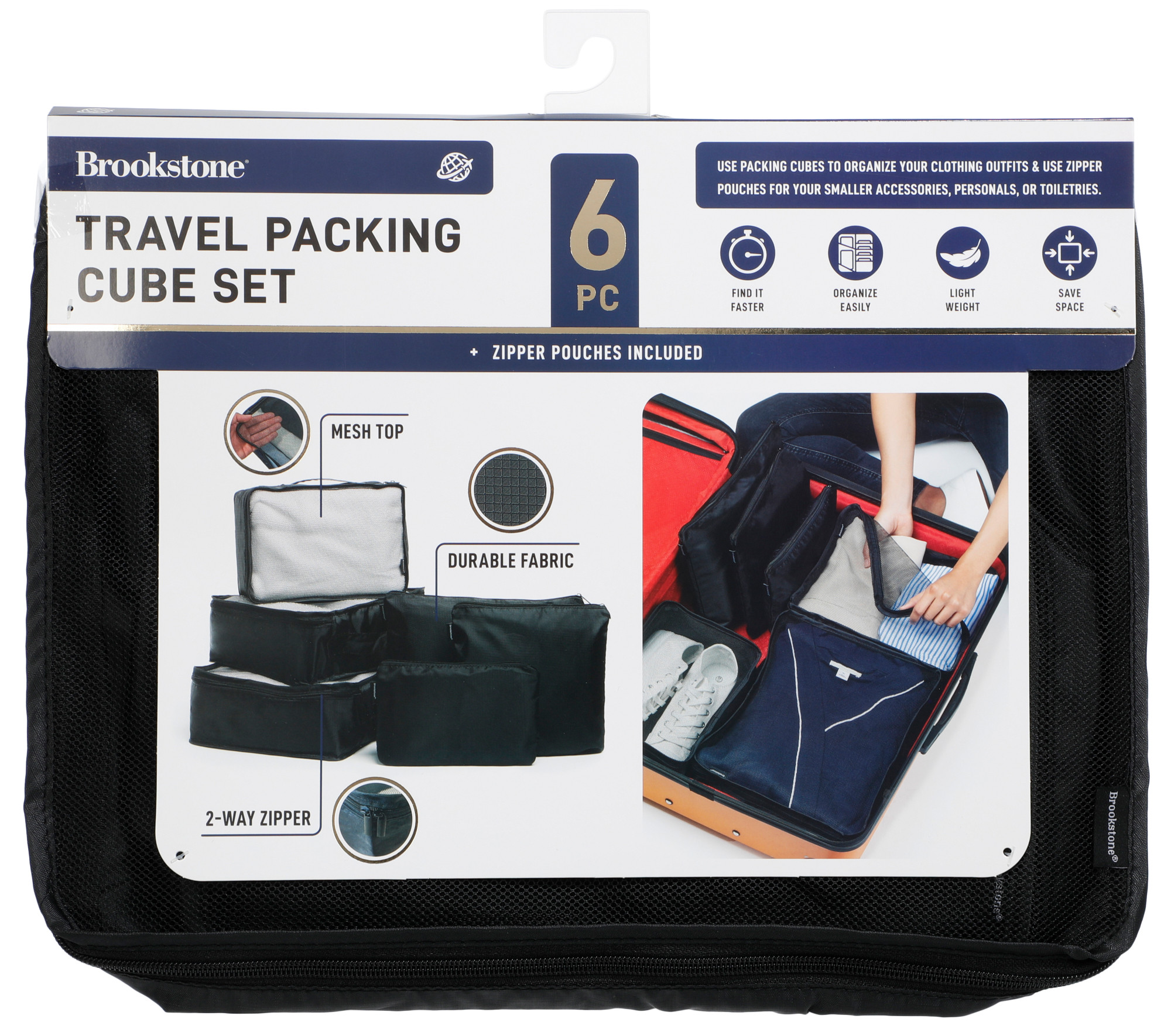 Buy Brookstone, Travel Packing Cube Set Online - Bealls