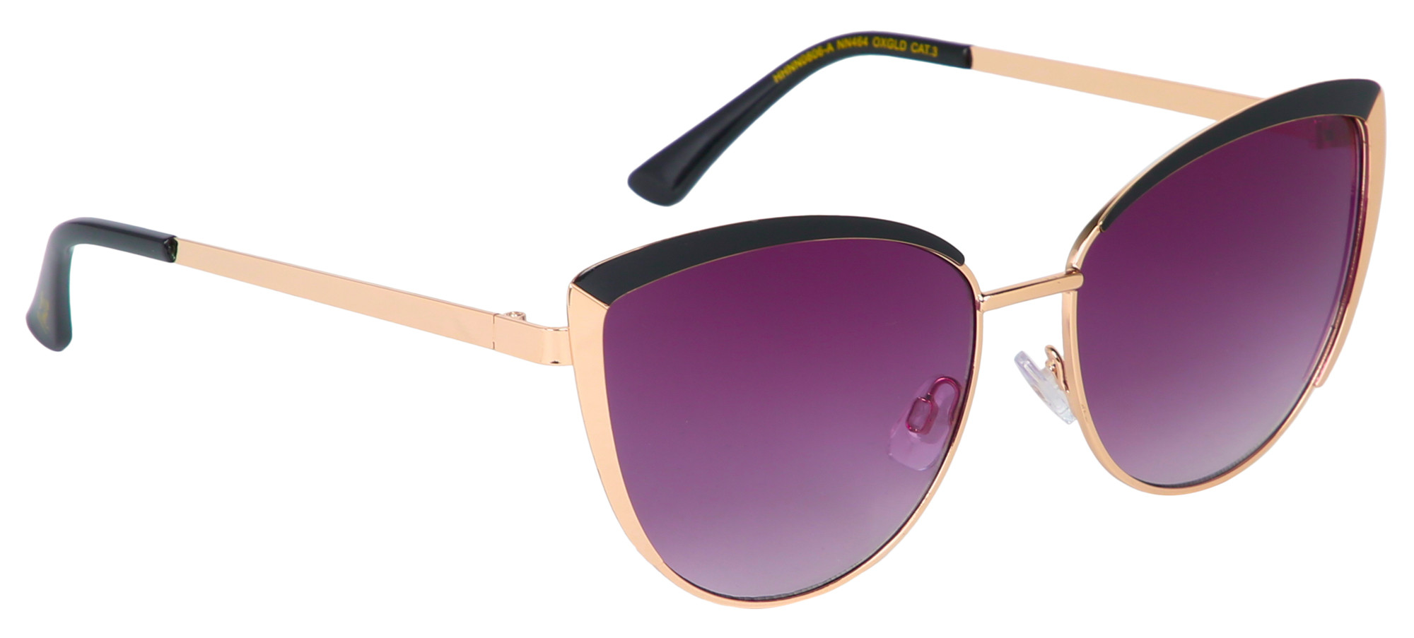 Nanette Lepore Sunglasses Nanette Lepore Sunglasses Pink Clear Ombre Rose Gold NN312  main image 4