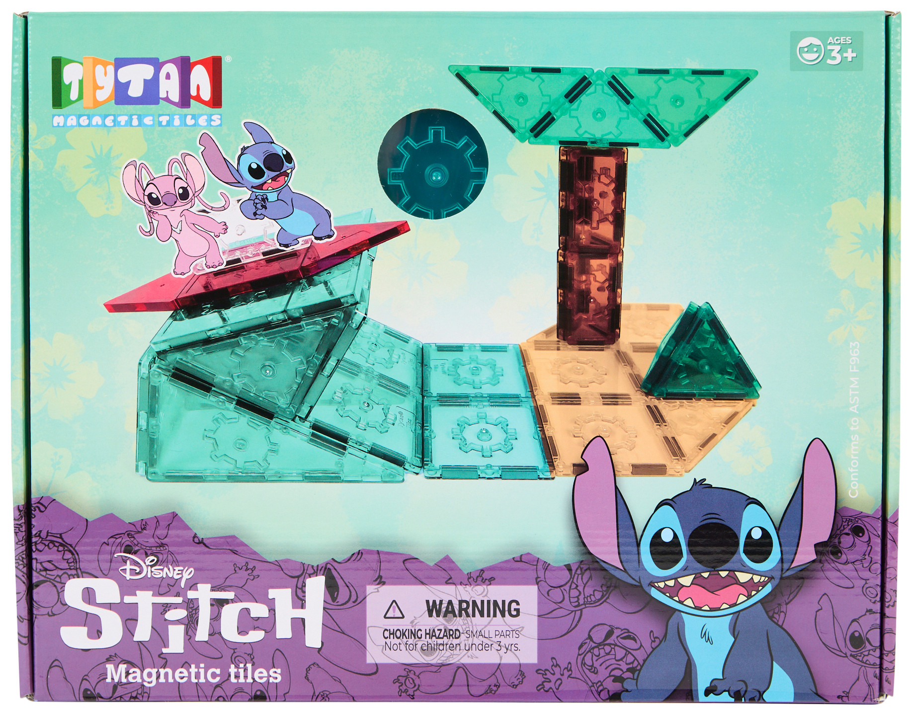 Buy Disney, Disney Boys Stitch Magnetic Tiles Playset Online