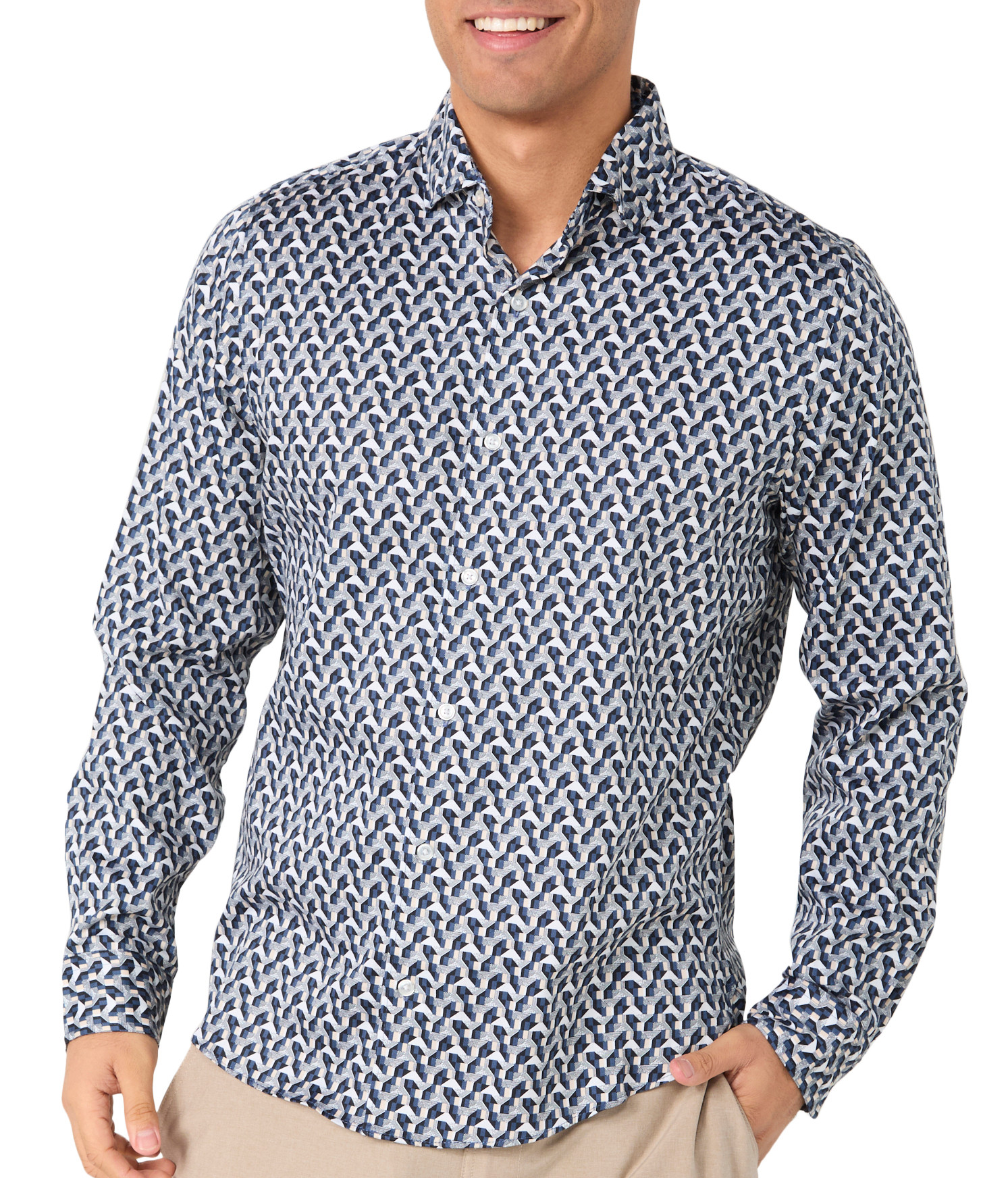 ted baker dress shirts Men's Ted Baker Floral Long Sleeve Shirt Button Down Size 2 (S)