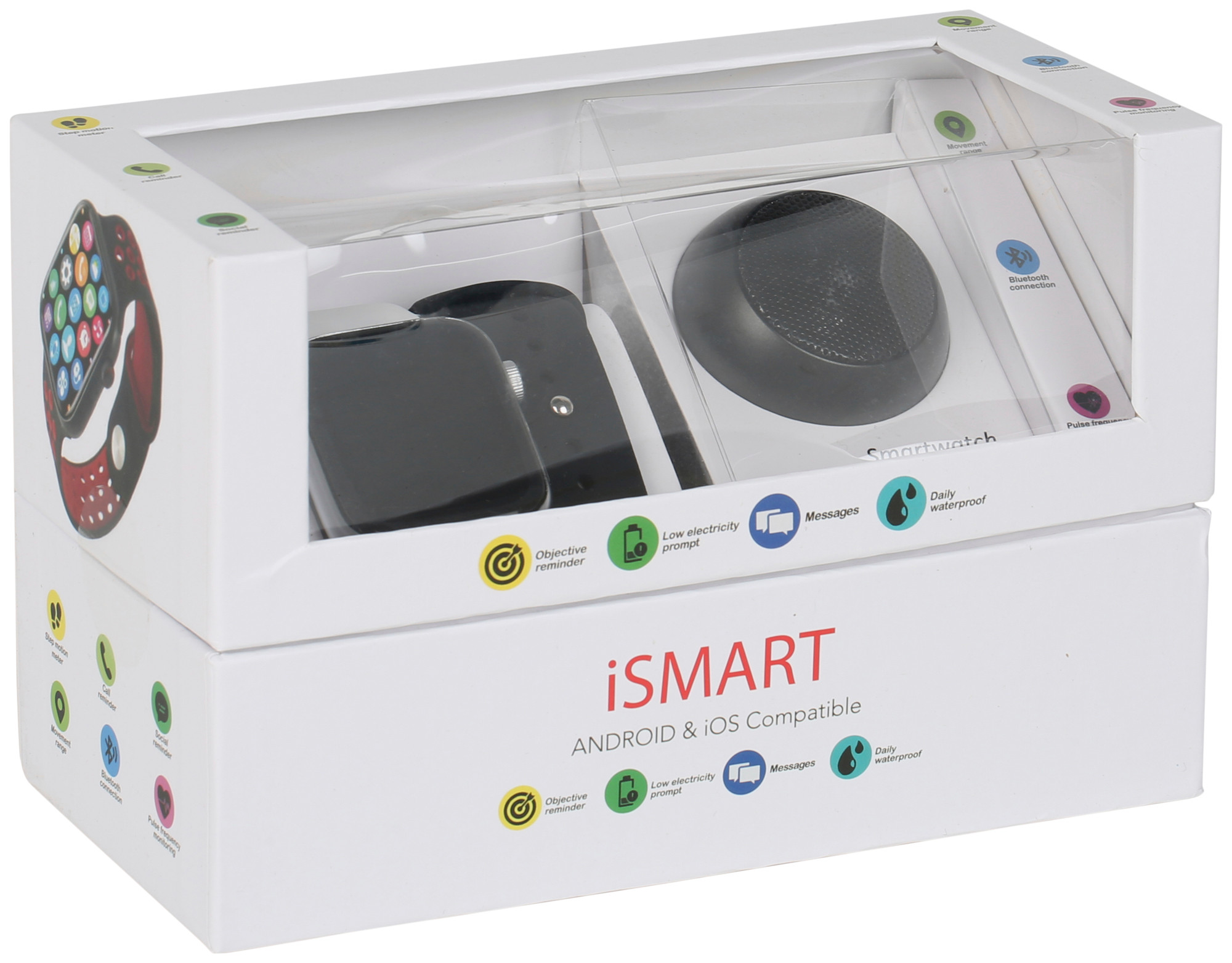 Buy Ismart, iSMART Smart Watch with Extra Band & Bluetooth Speaker