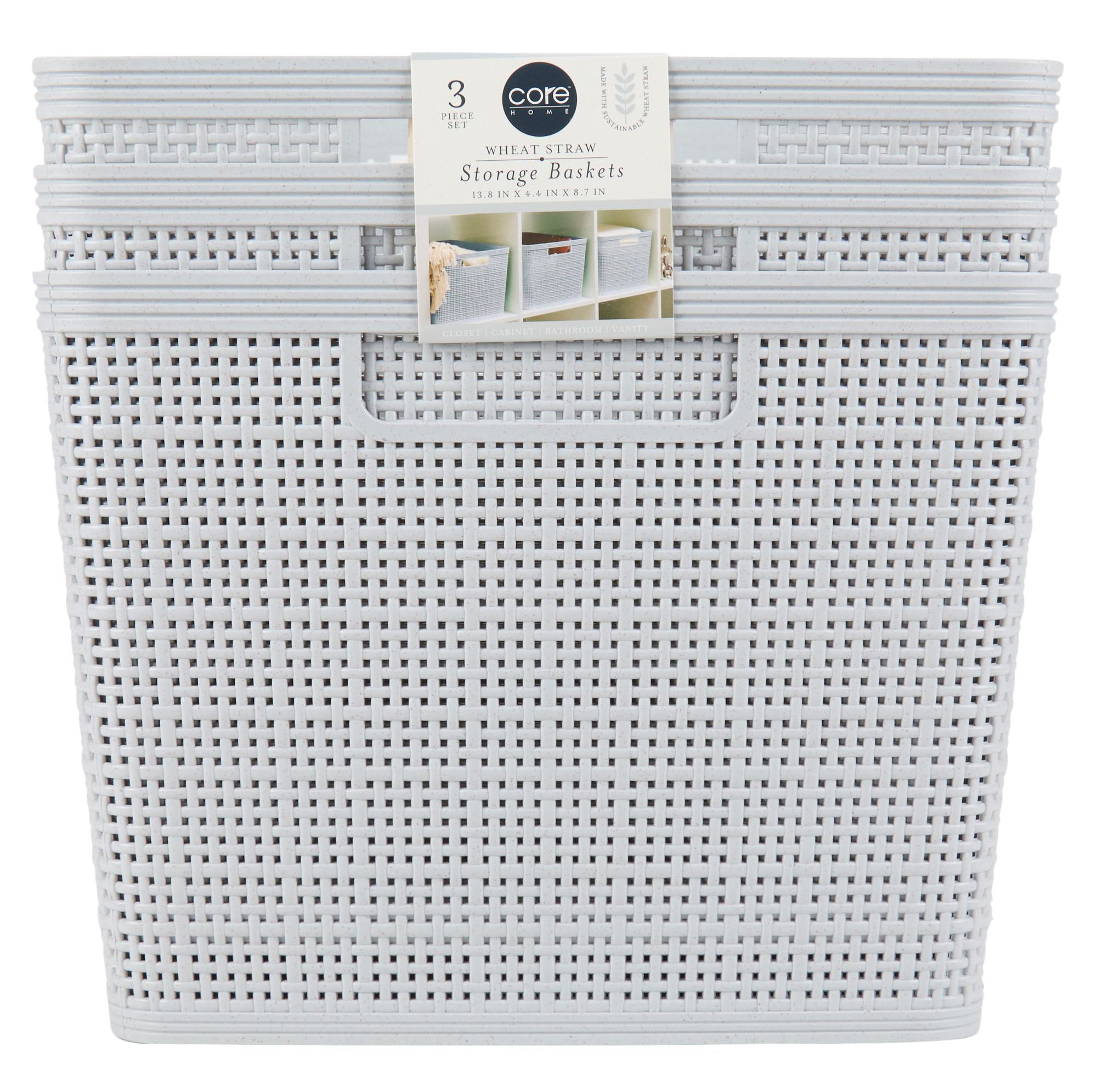Buy CORE HOME, 2 Pk Wheat Straw Storage Baskets Online - Bealls